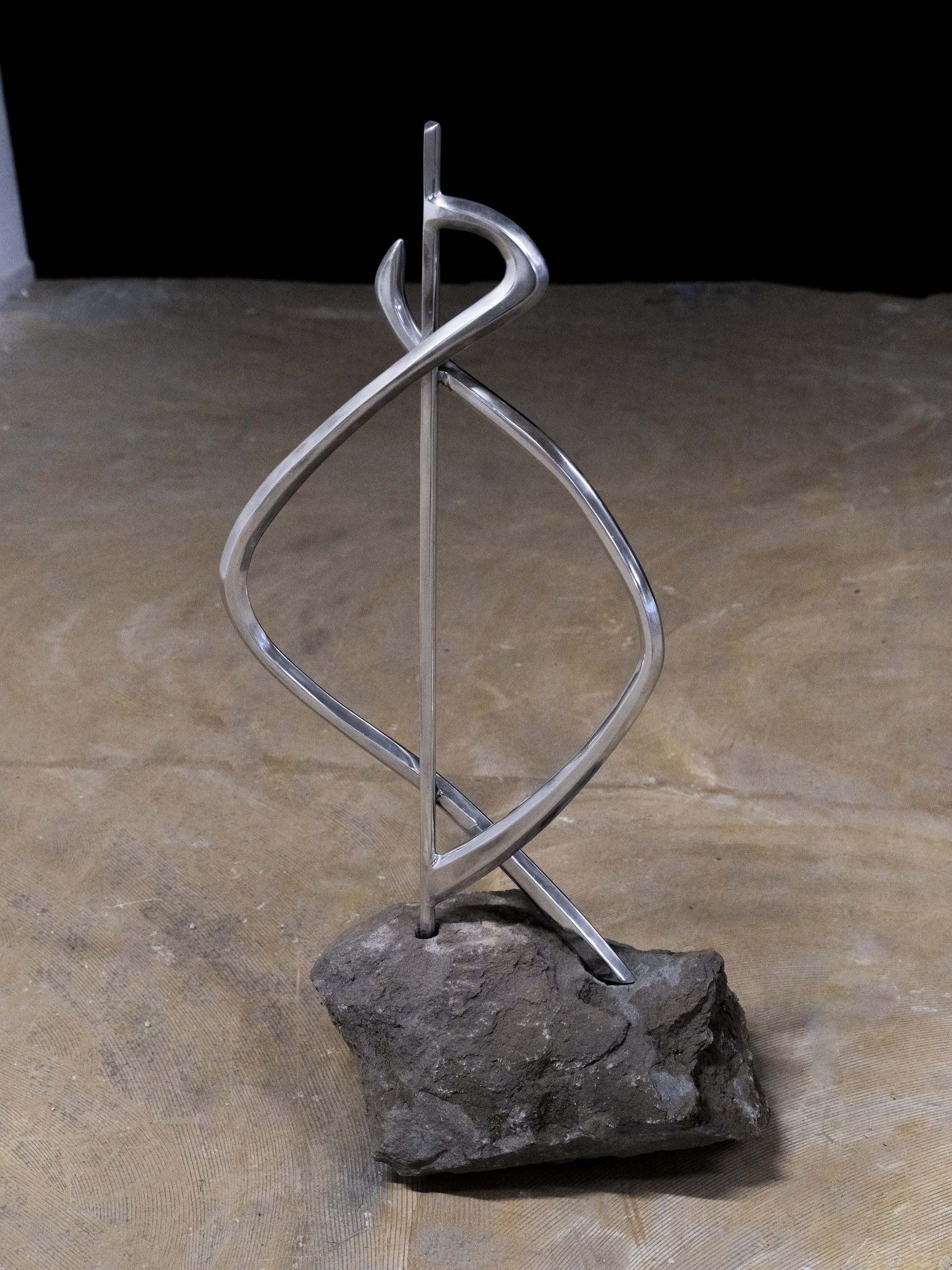 Wand, cast aluminum, unique, Poush, France