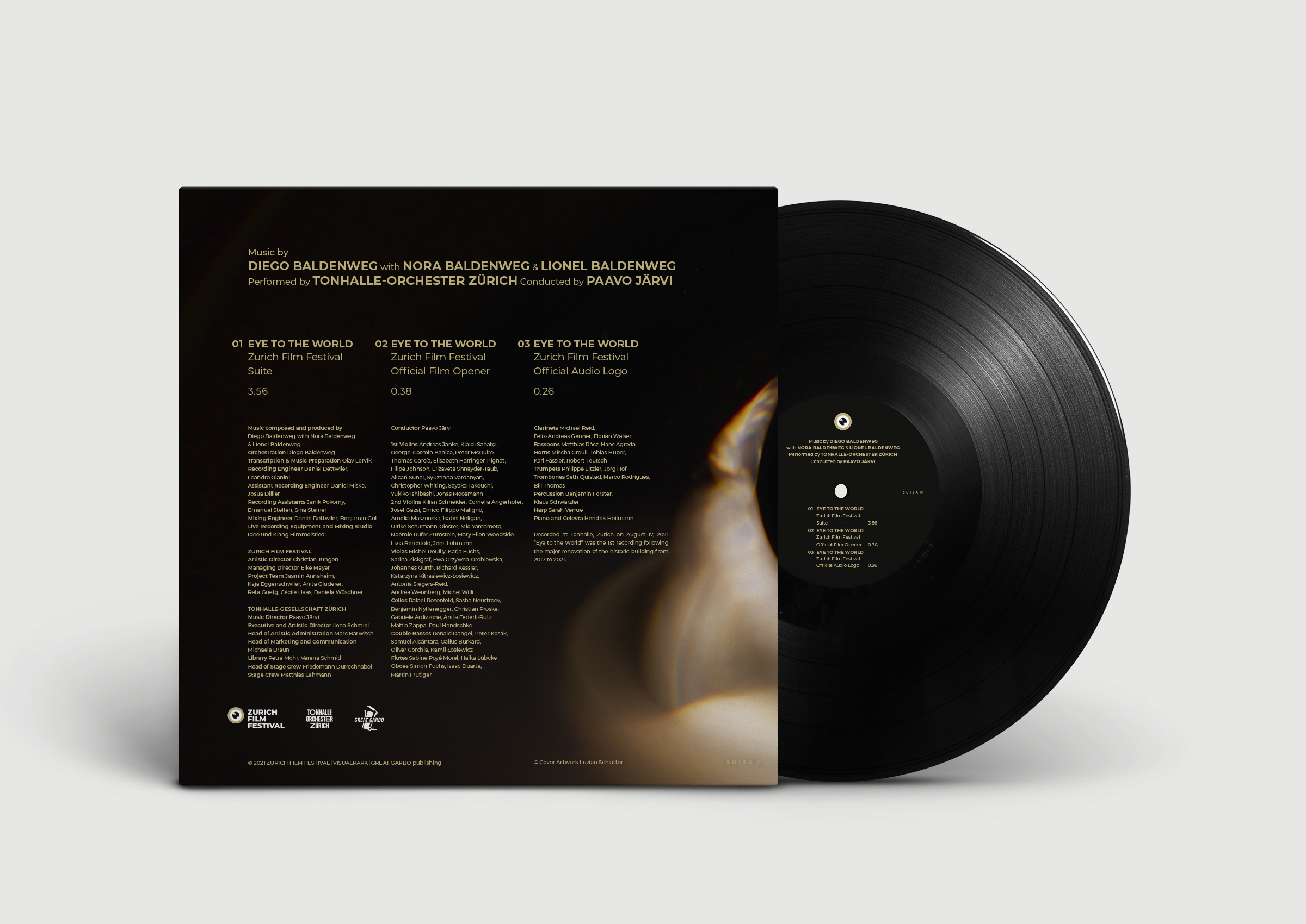 Eye to the World Vinyl Cover | Layout, Design und Desktop Publishing