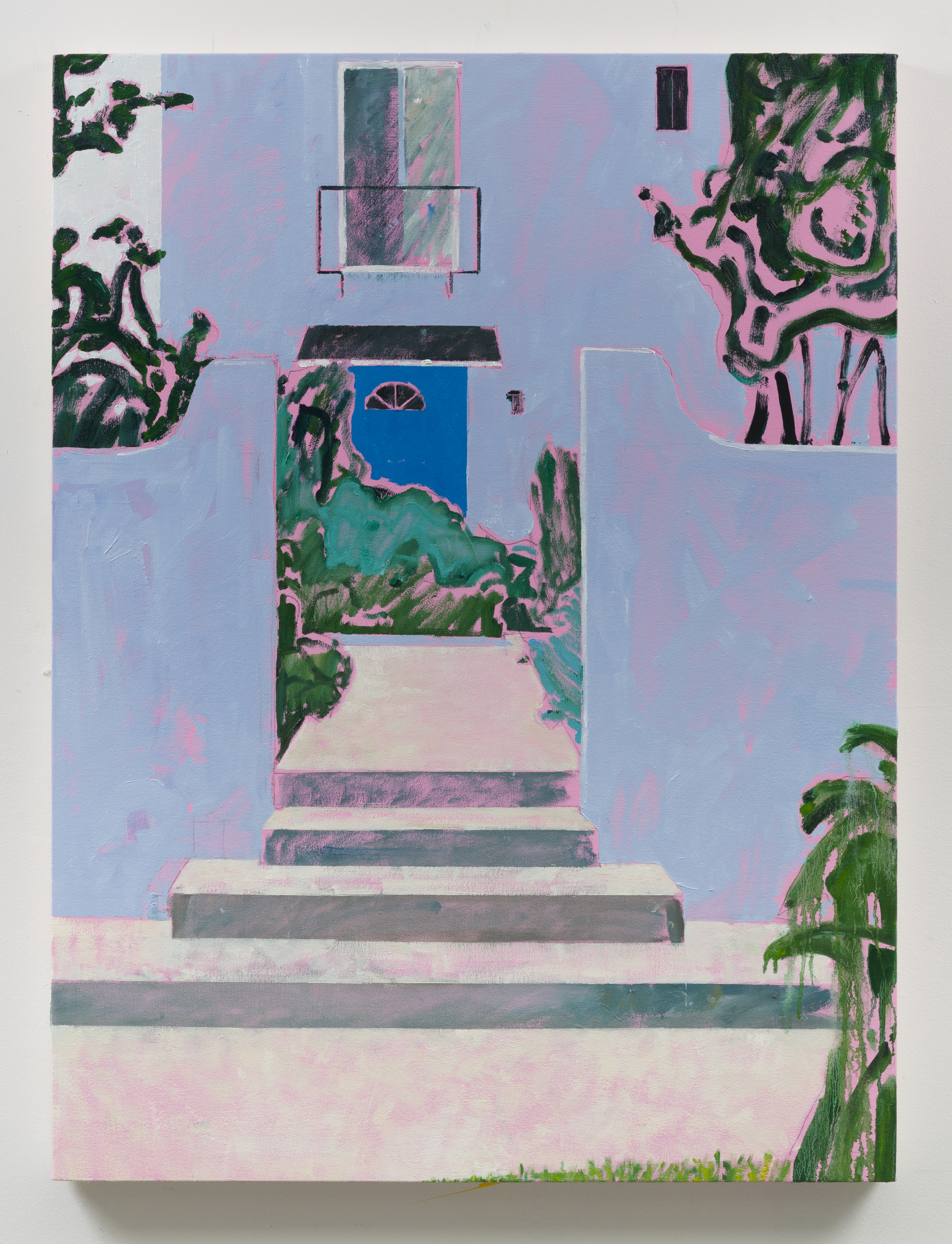 "Entry" oil on canvas, 40 x 30 in., 2022