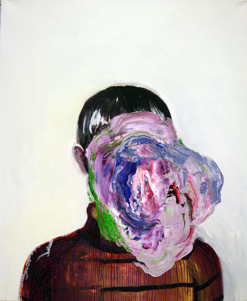 Plama, acrylic and oil on canvas, 60/50 cm