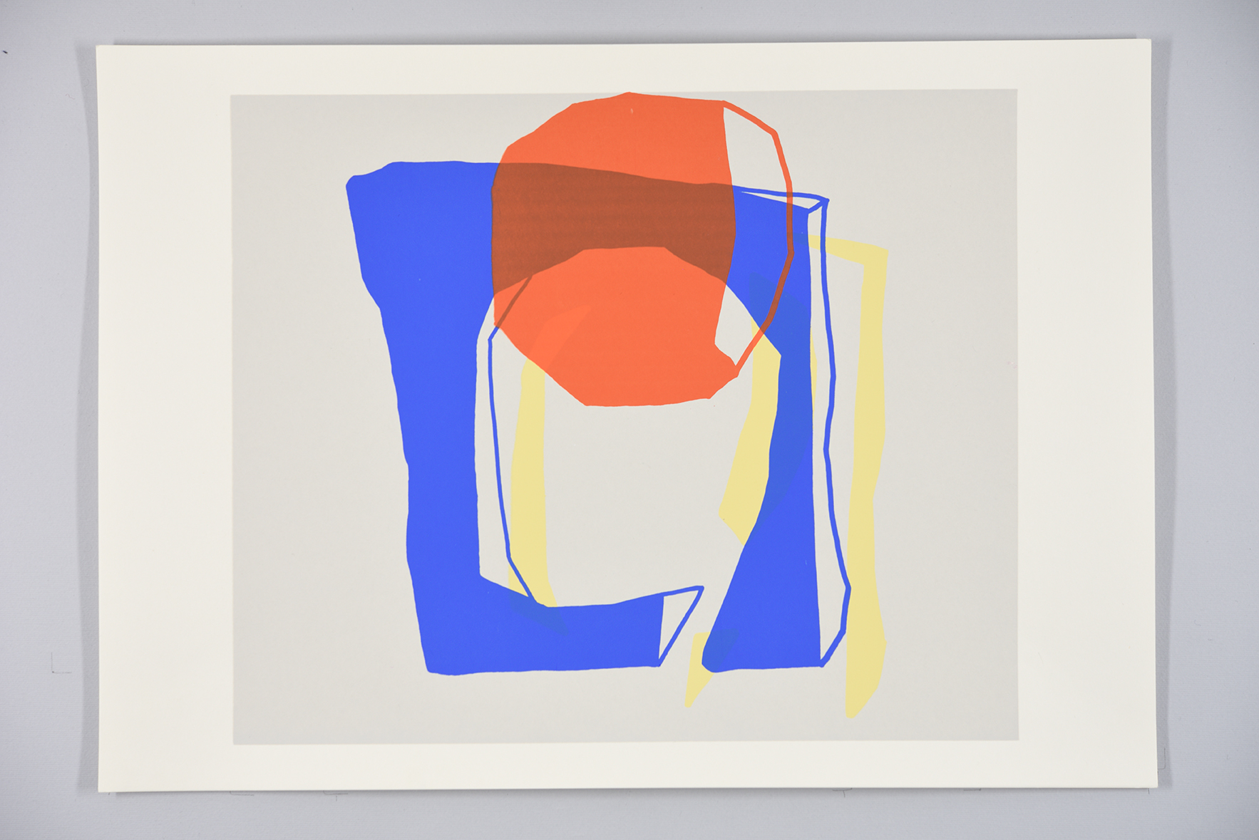 Bogen (2017), Silkscreen, 29,7 × 42 cm