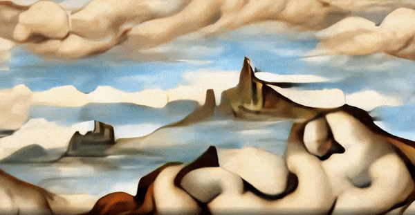 detail: synthetic renaissance: a collaborative tapestry of past