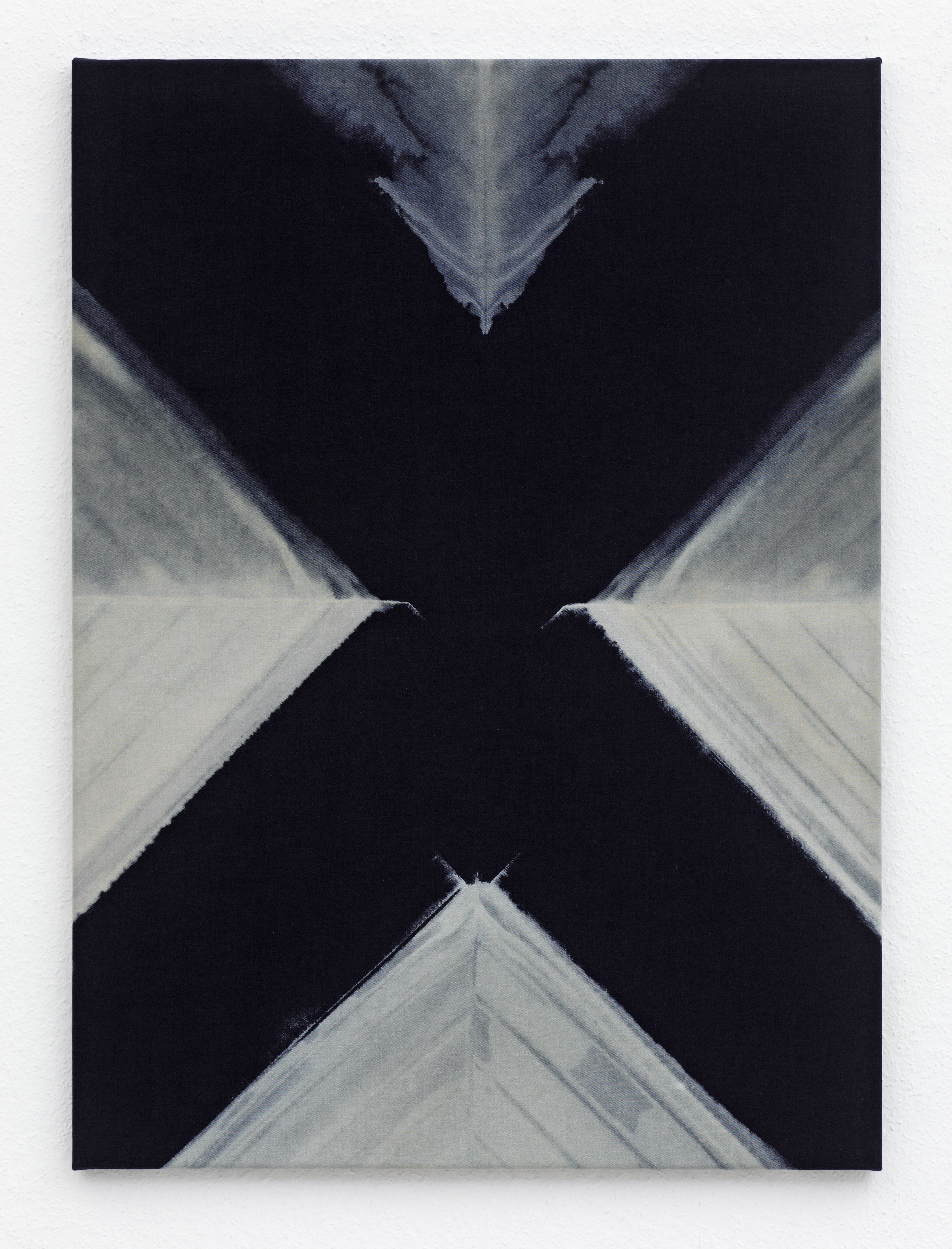 untitled, 96x70cm, bleach on denim, 2010