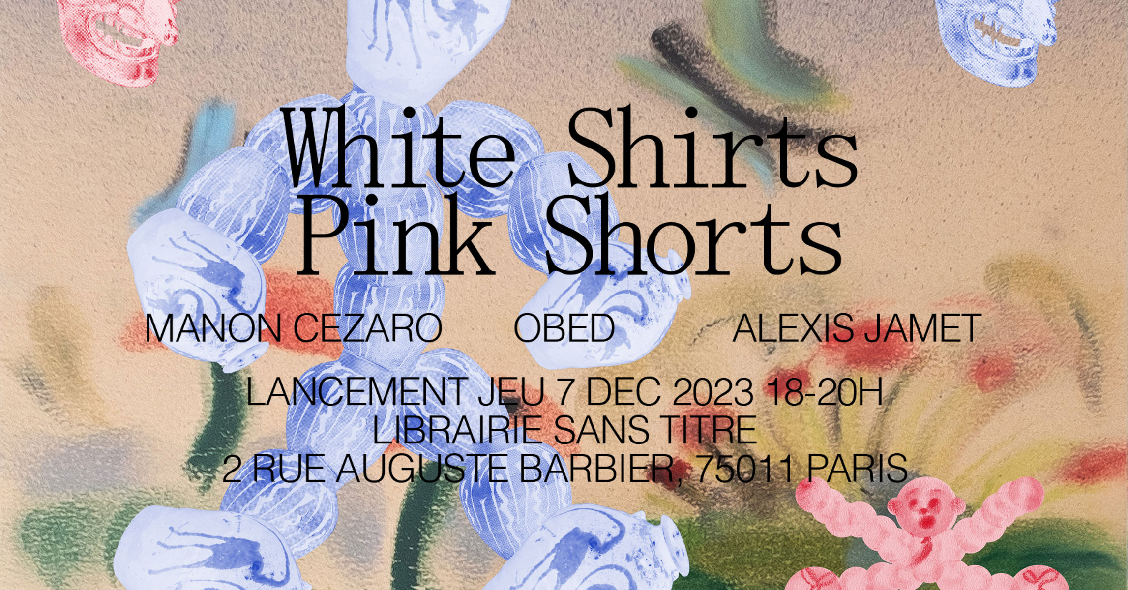 Lancement White Shirts Pink Shorts / 7 décembre 2023 à la Librairie Sans Titre - Paris