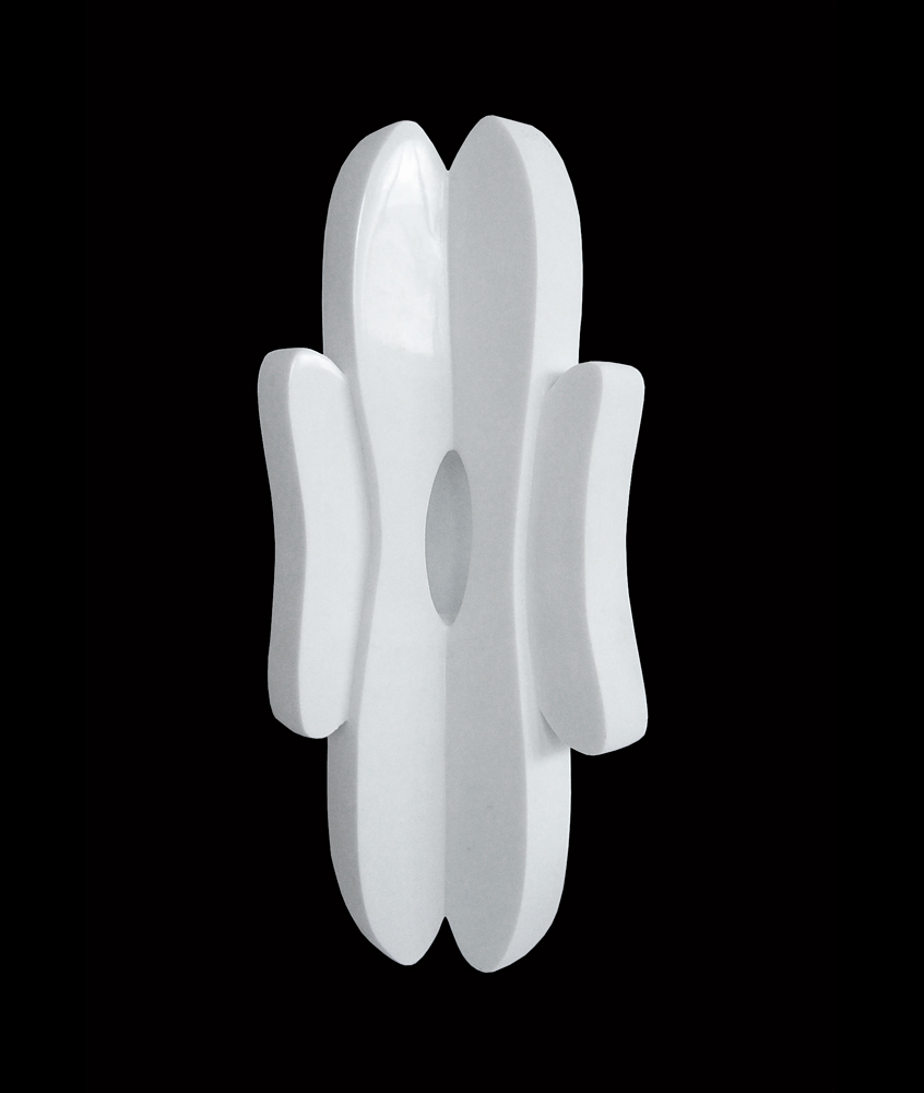 "Telstar", 2009, Carrare marble, 60x19,5x19,5 cm, Courtesy Coste La Société-Paris