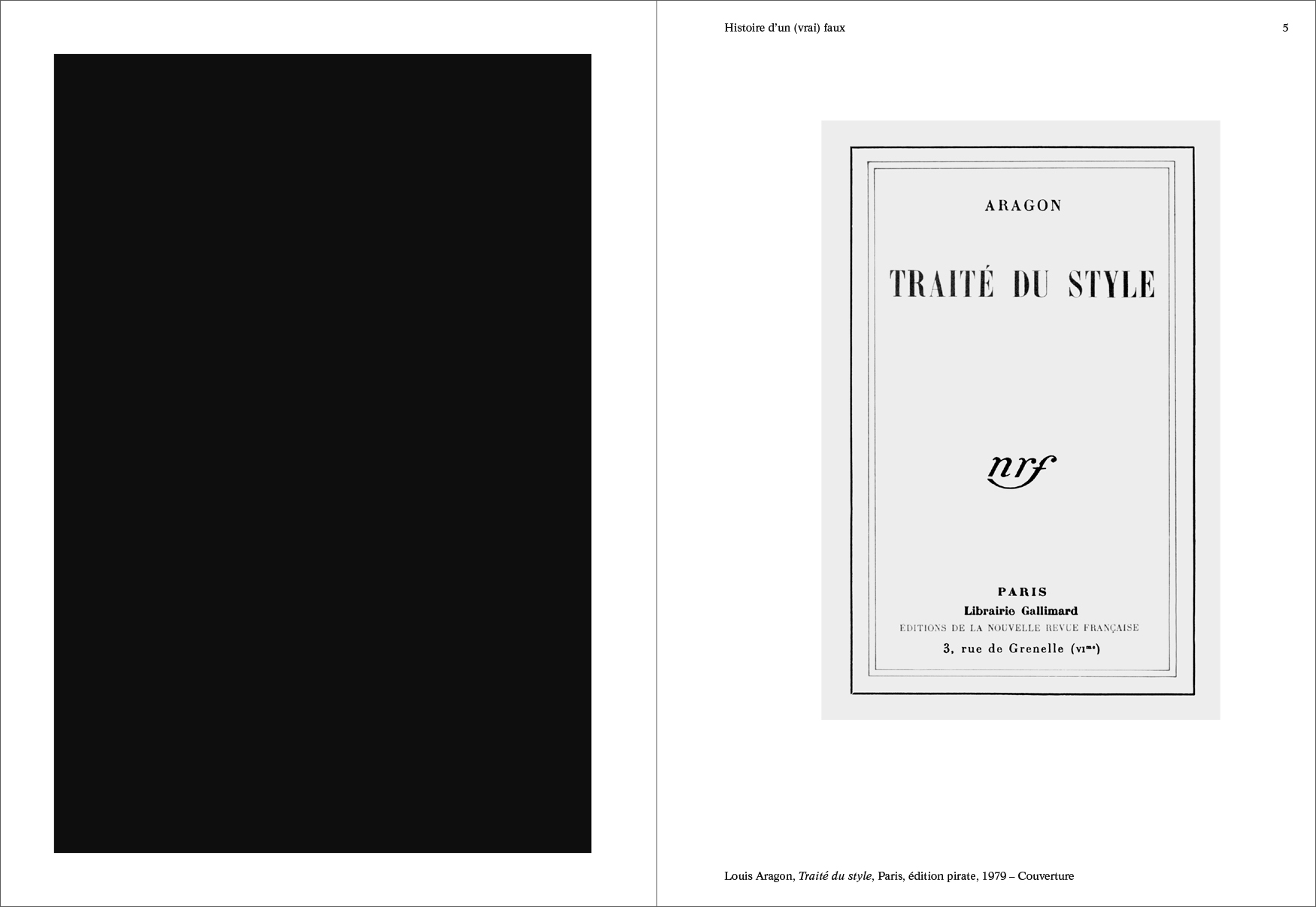 HISTOIRE D’UN (VRAI) FAUX, pp. 4-5