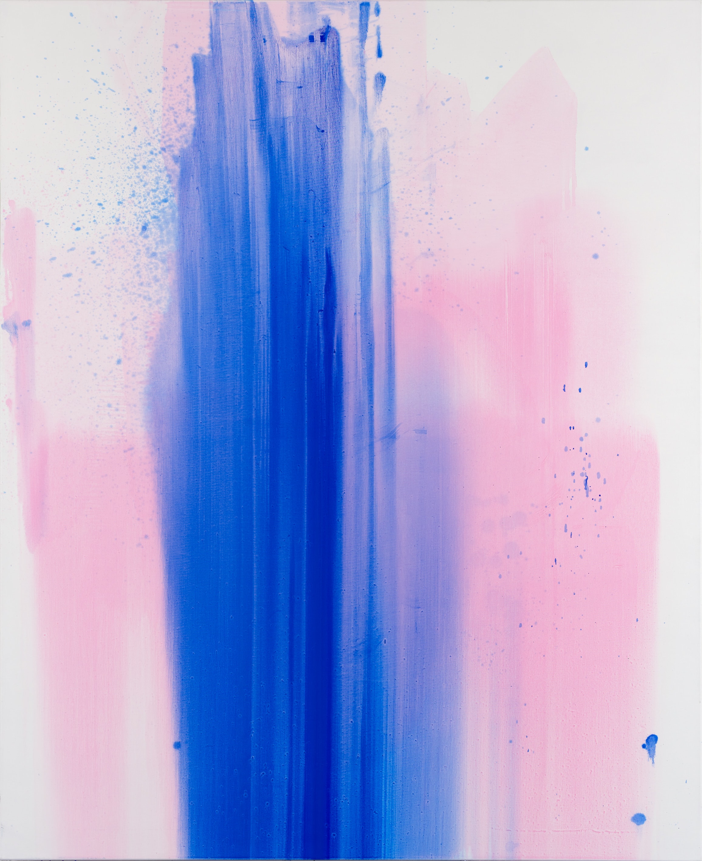 Dry Formalism Infused with Otherworldly Interdimensional Portals (JMCK), oil on canvas, 190 x 155 cm