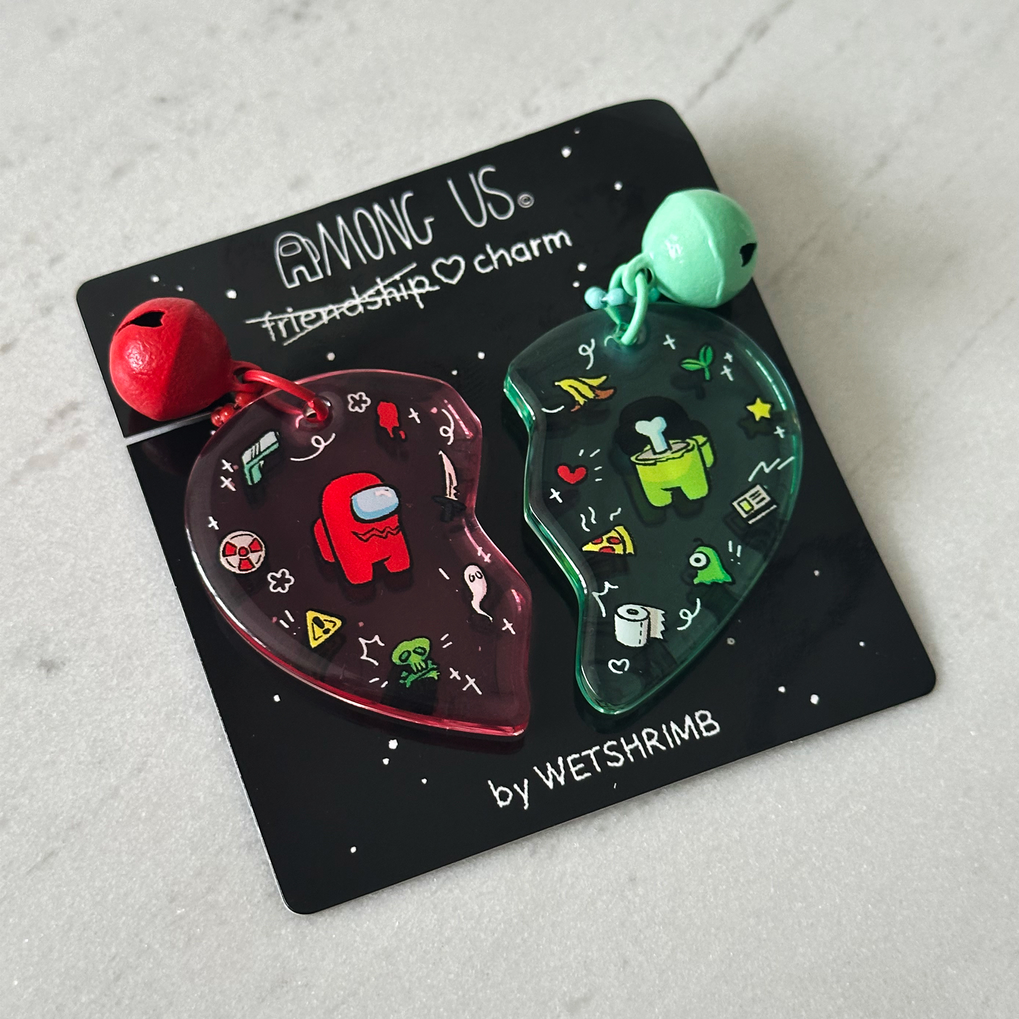 [friendship charm]  charm design licensed by Among Us