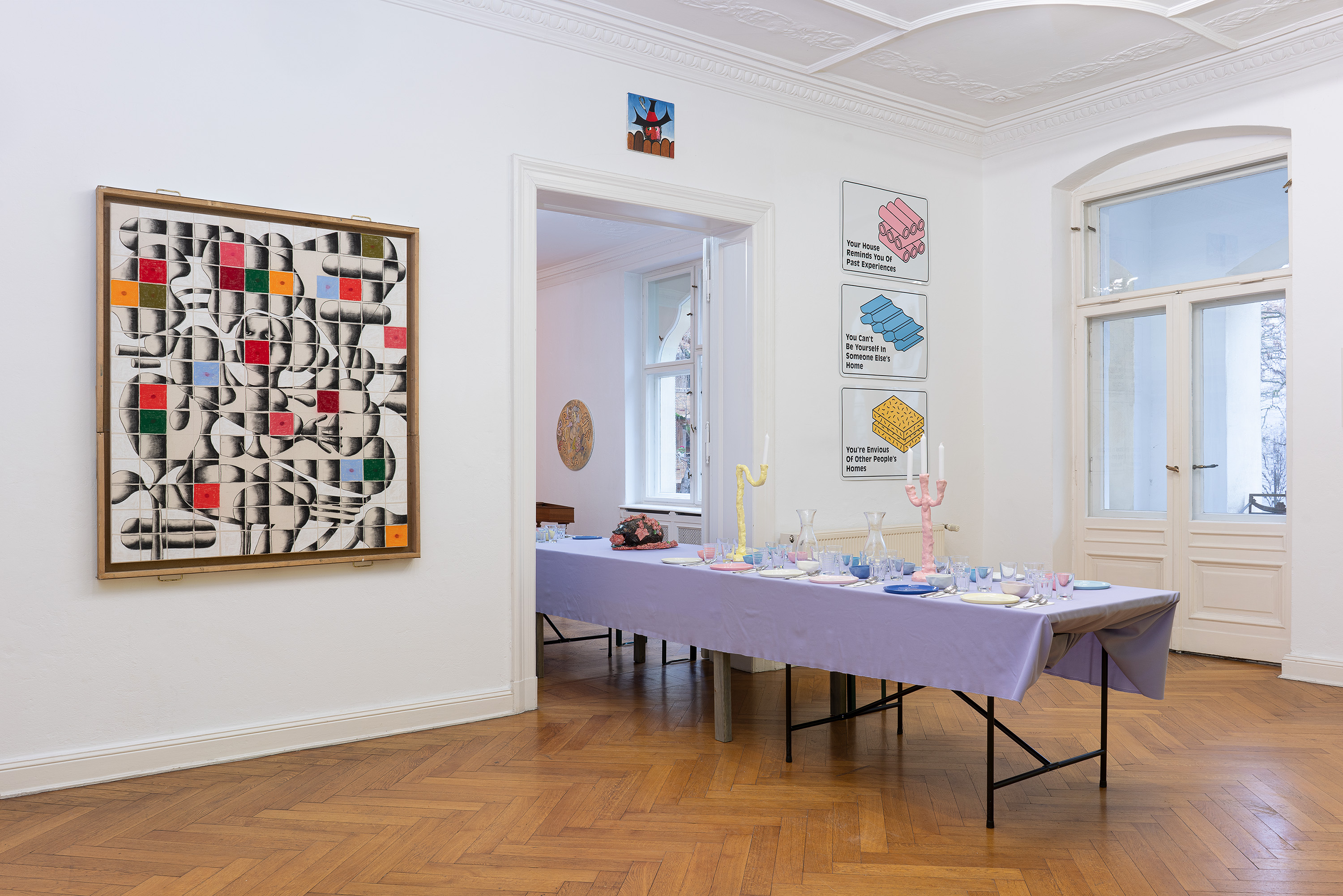 vlnr: Ferdinand Dölberg, Elias Klein, Lisa Harlev