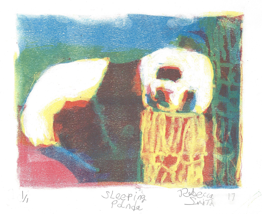 Sleeping Panda,By Rebecca S.