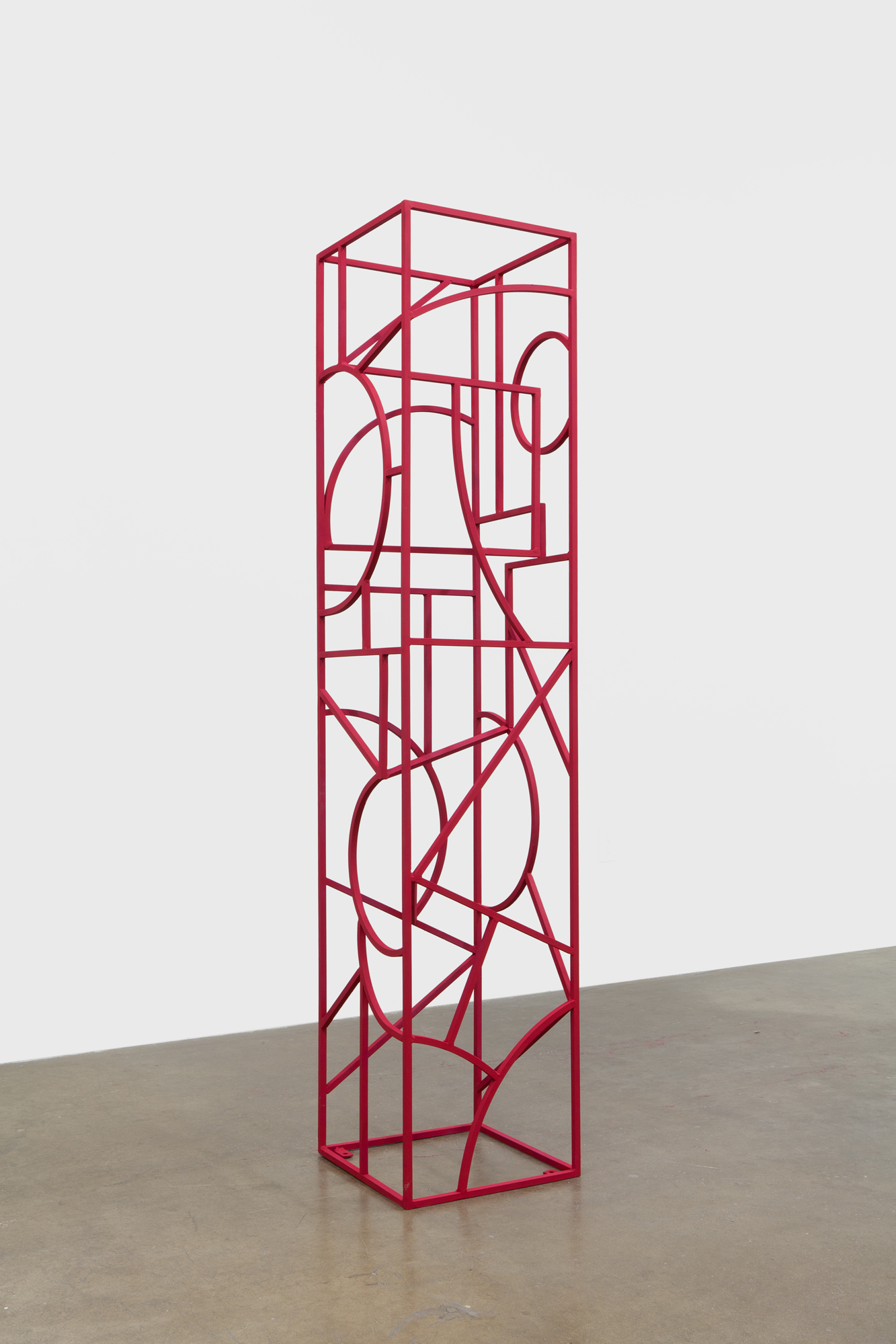 Red Two, 2013Enamel on steel72" x 20" x 20"