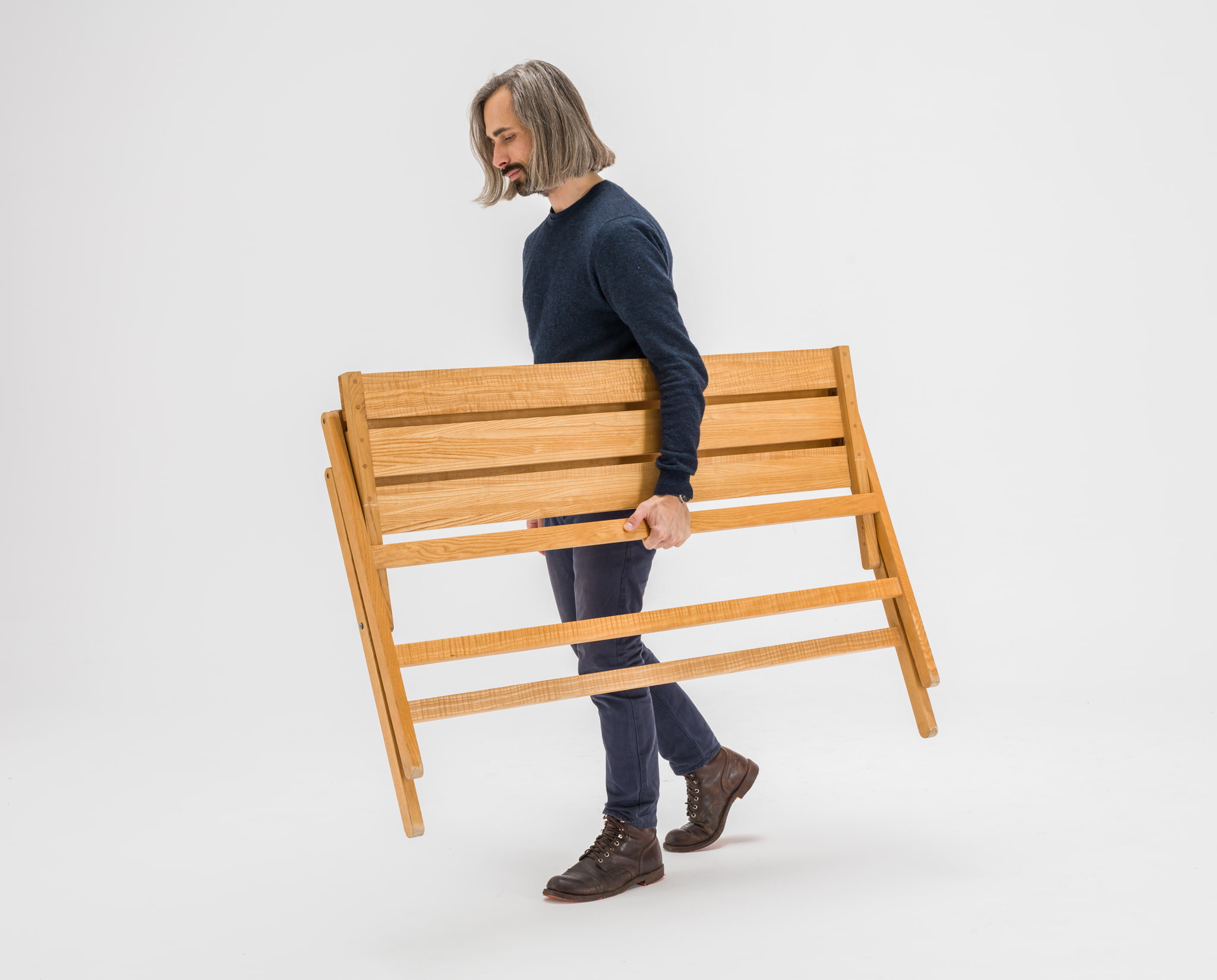 Folding Bench - Krystian Kowalski Industrial Design Studio