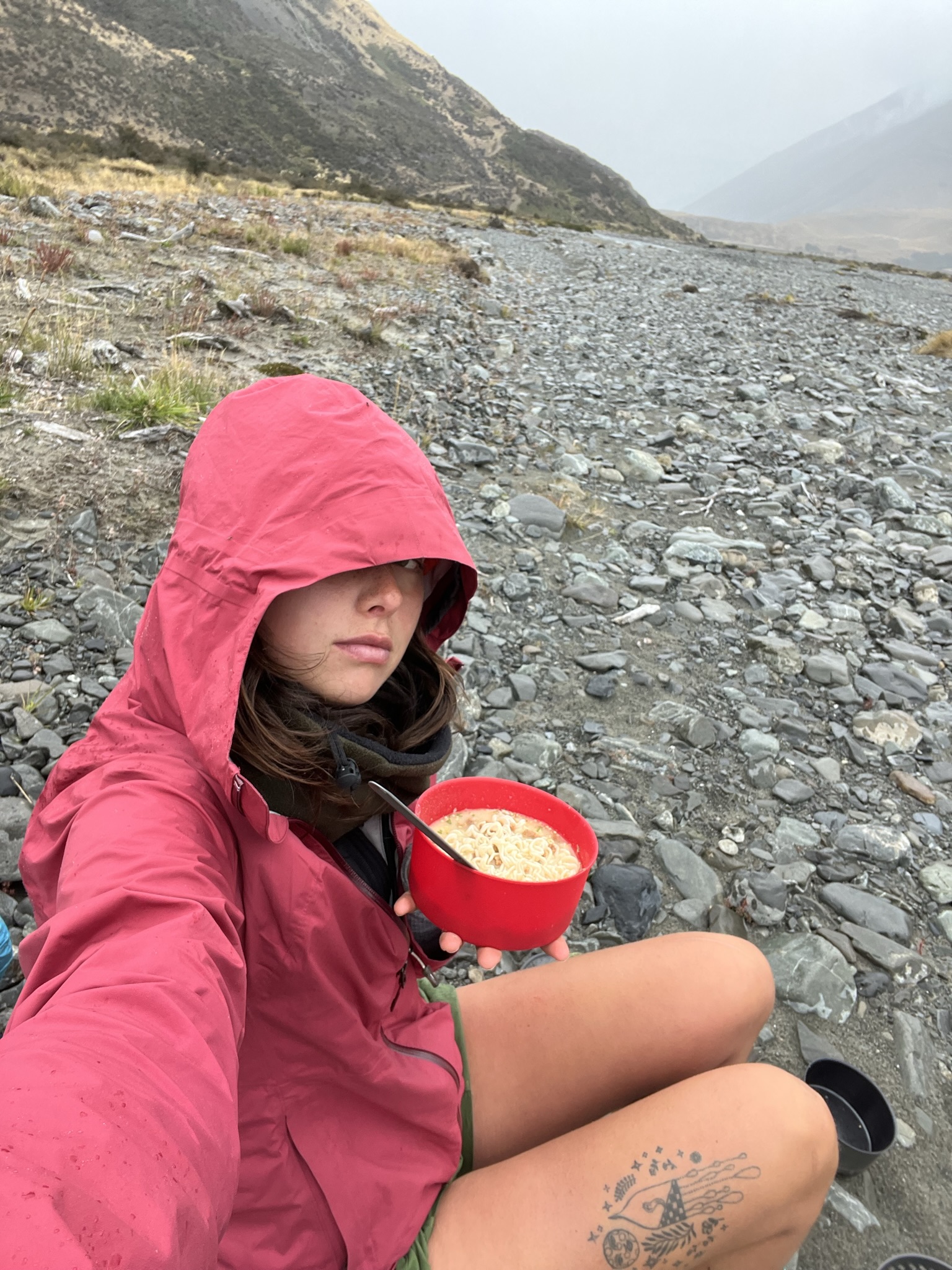 ramen with a dash of rainwater
