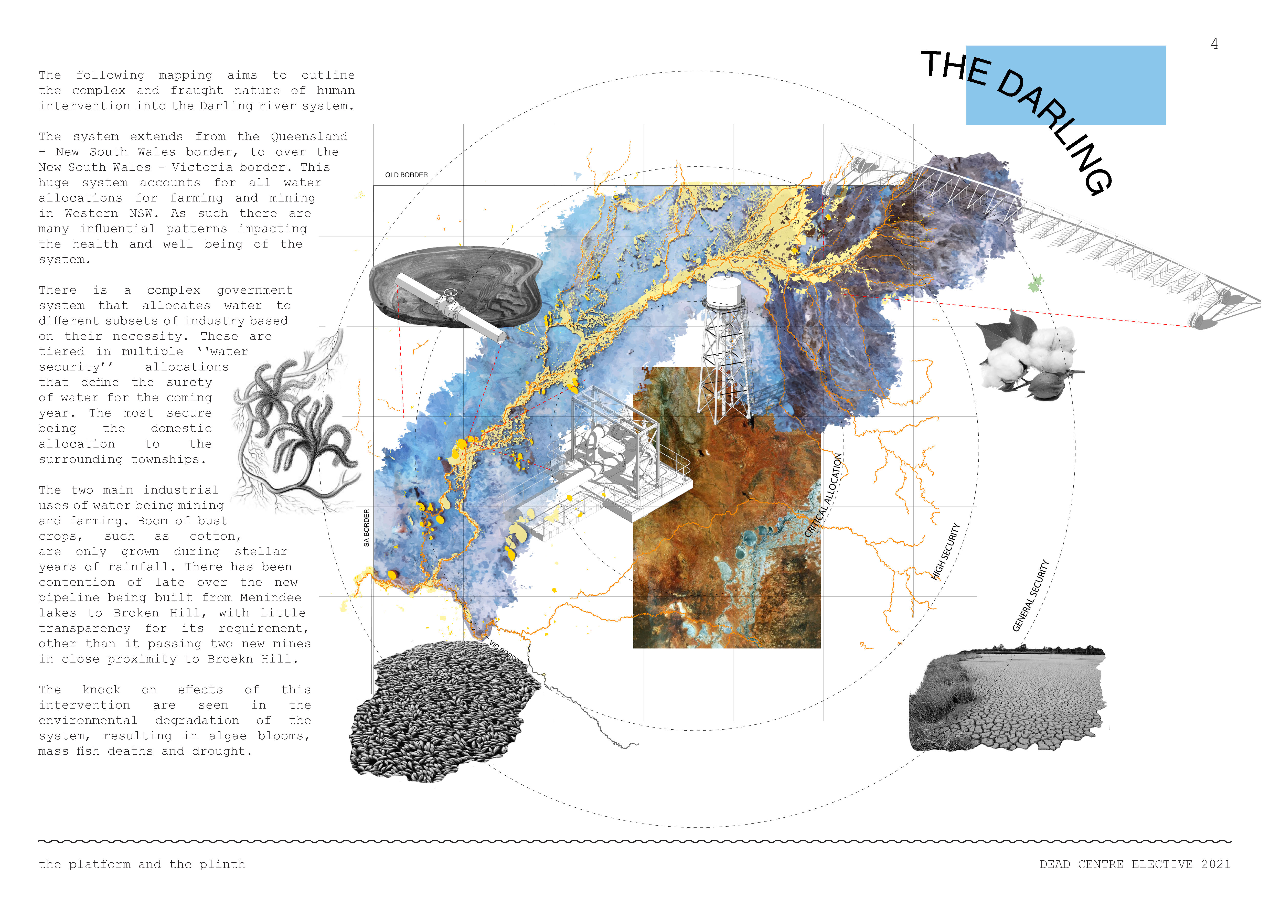 The Platform and the Plinth, Menindee Lakes, Barkindji Country, by Alex Jones, Emily Symes and Rueben Bacon, 2021