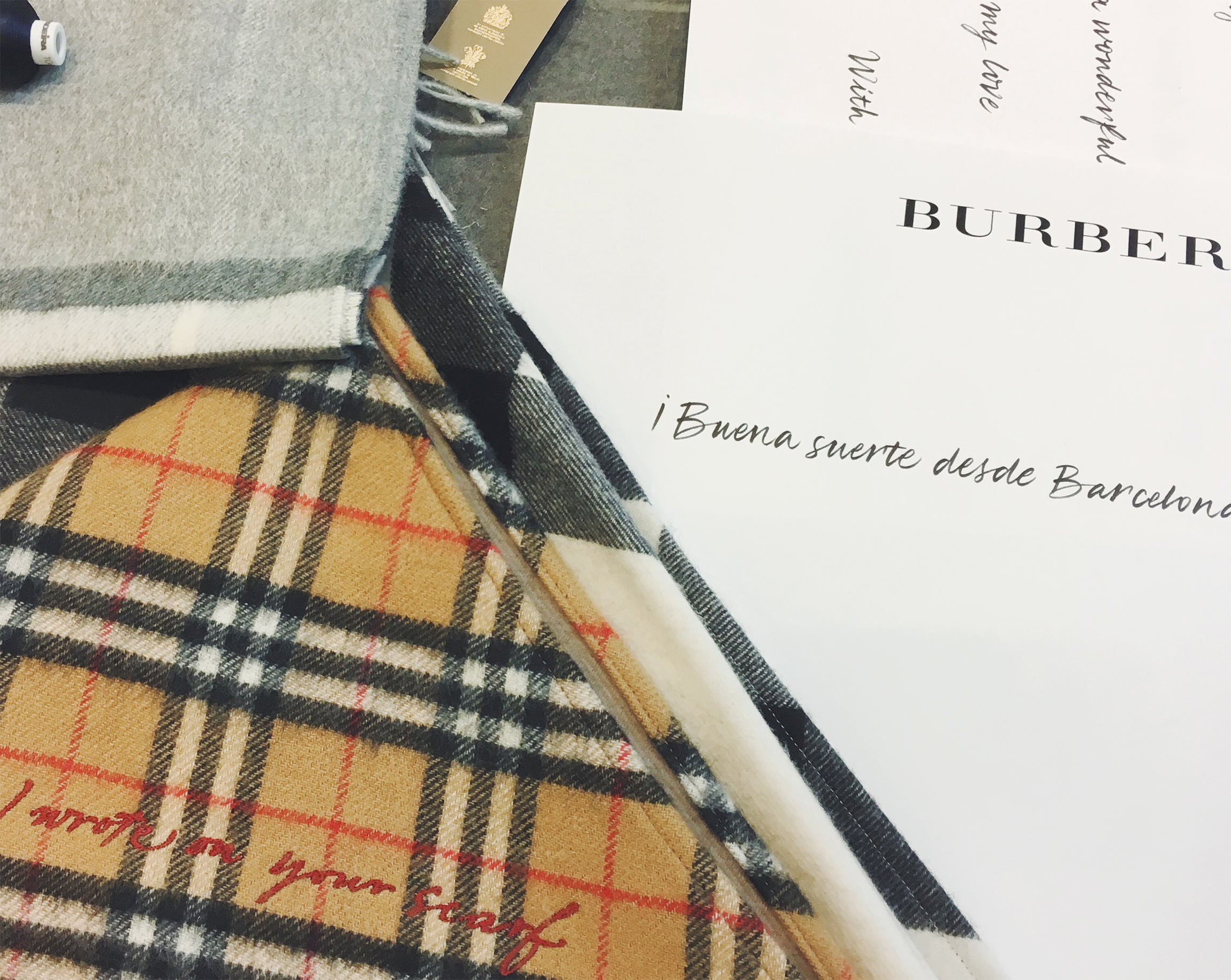 Burberry custom Calligraphy - Gina Serret — Calligraphy, Lettering & Type  design