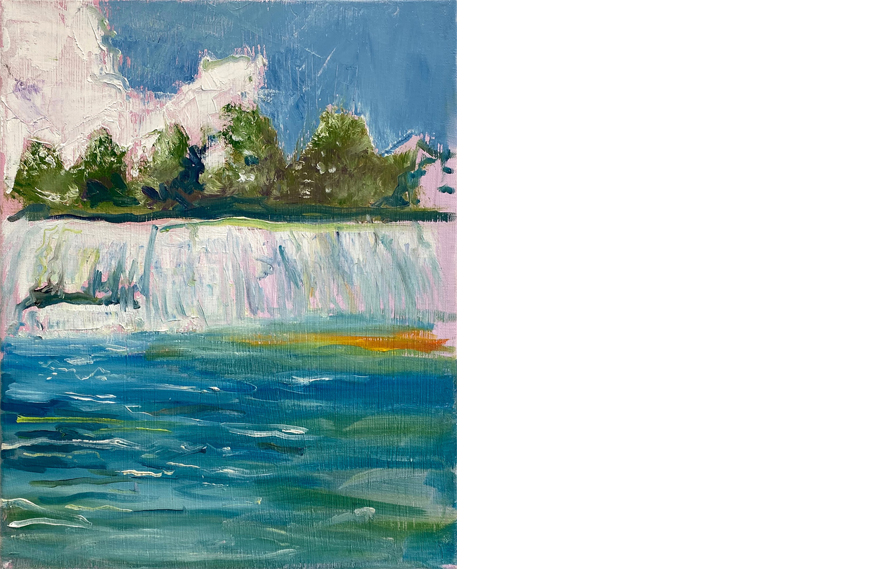 Calma Chicha, 2019. Oil on Canvas, 14 x 11 inches.