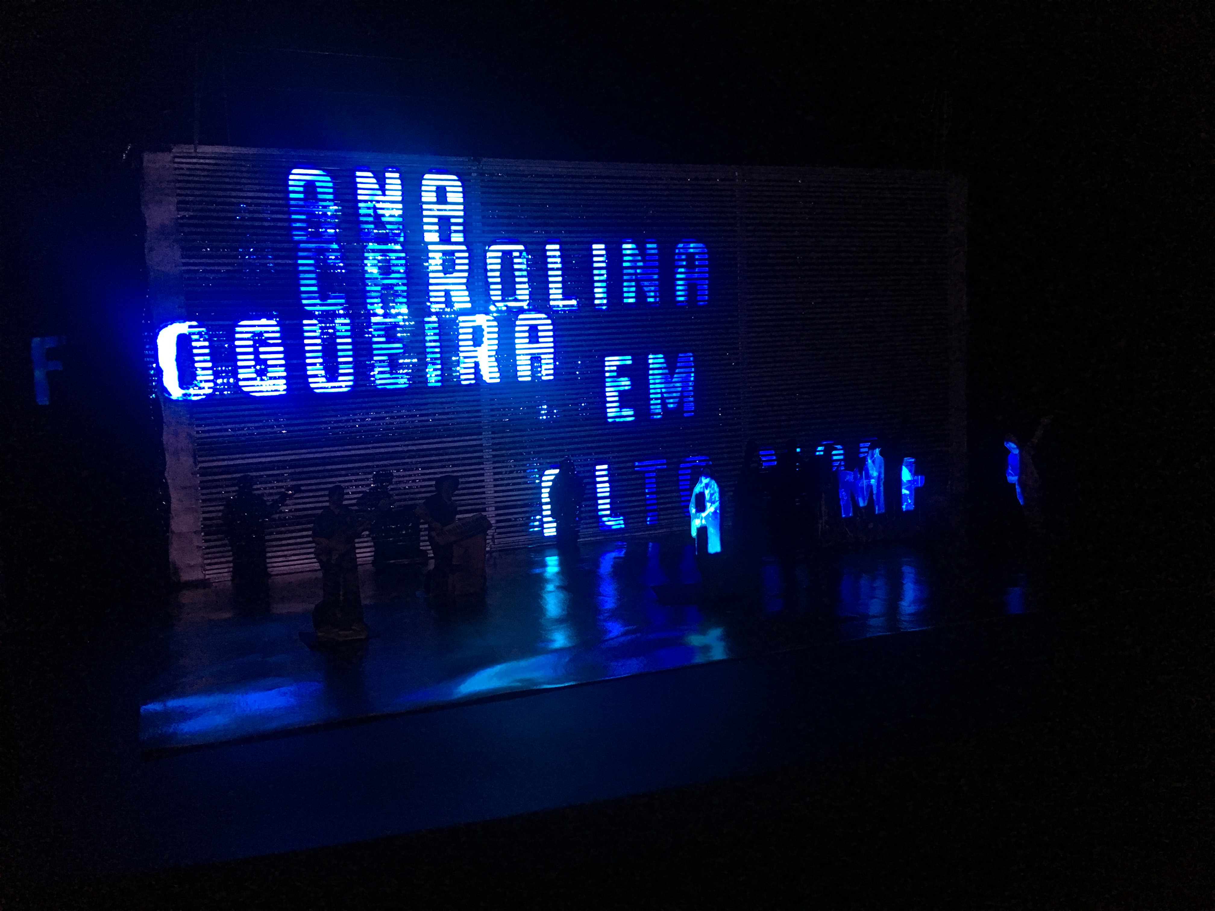 Ensaios em maquete 1:20