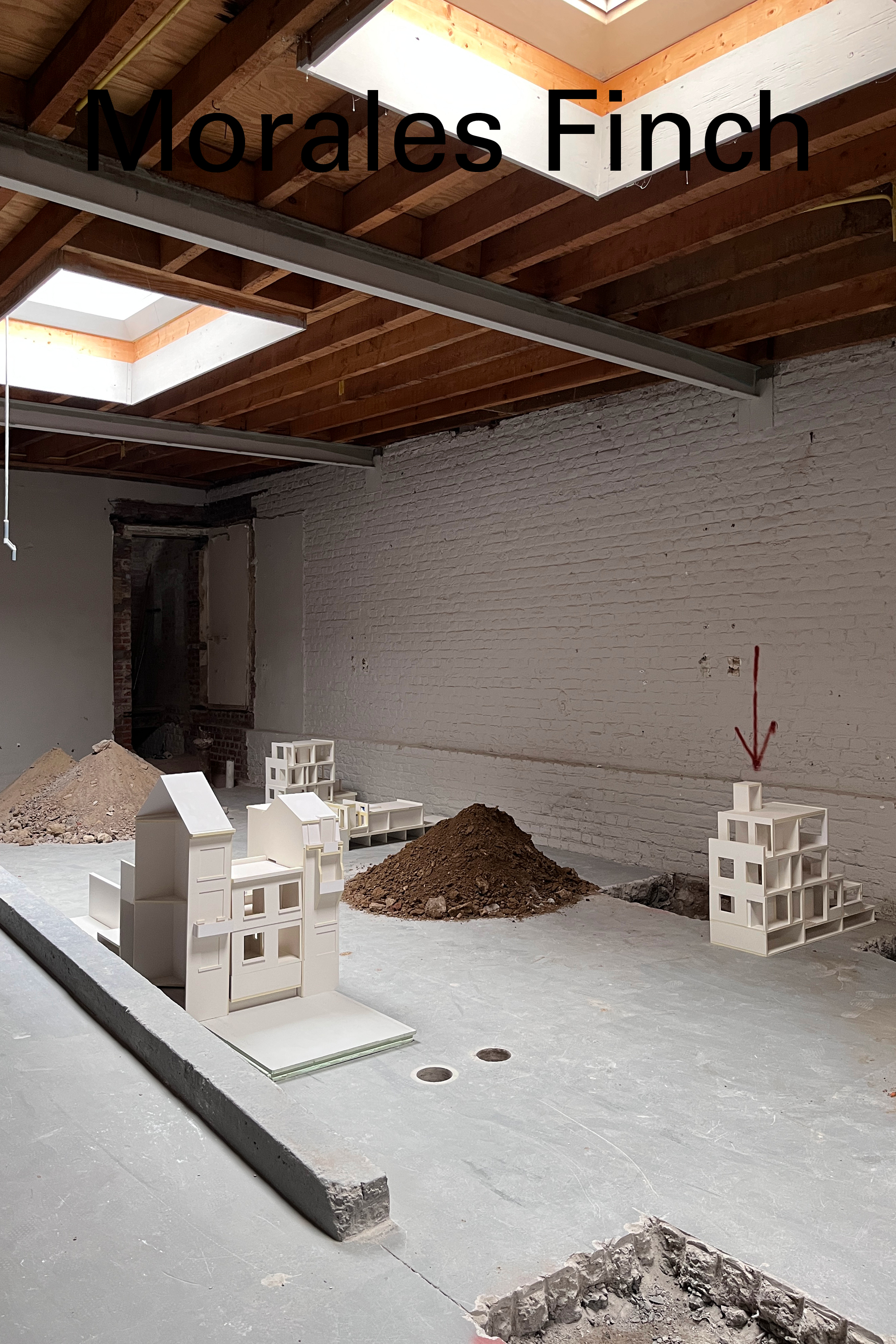 Conversion of an existing atelier into a family dwelling, Brussels. Ongoing