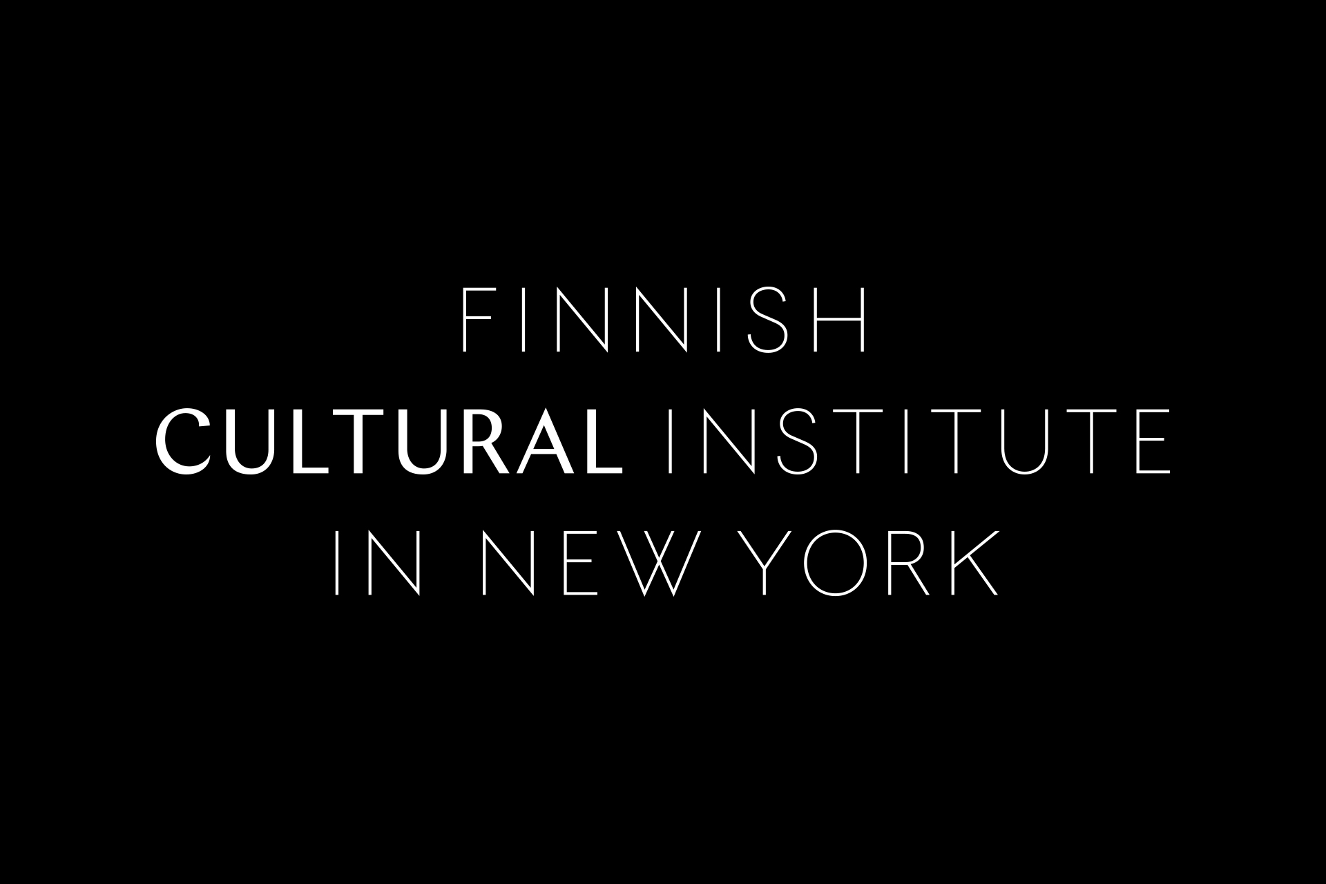 FINNISH CULTURAL INSTITUTE