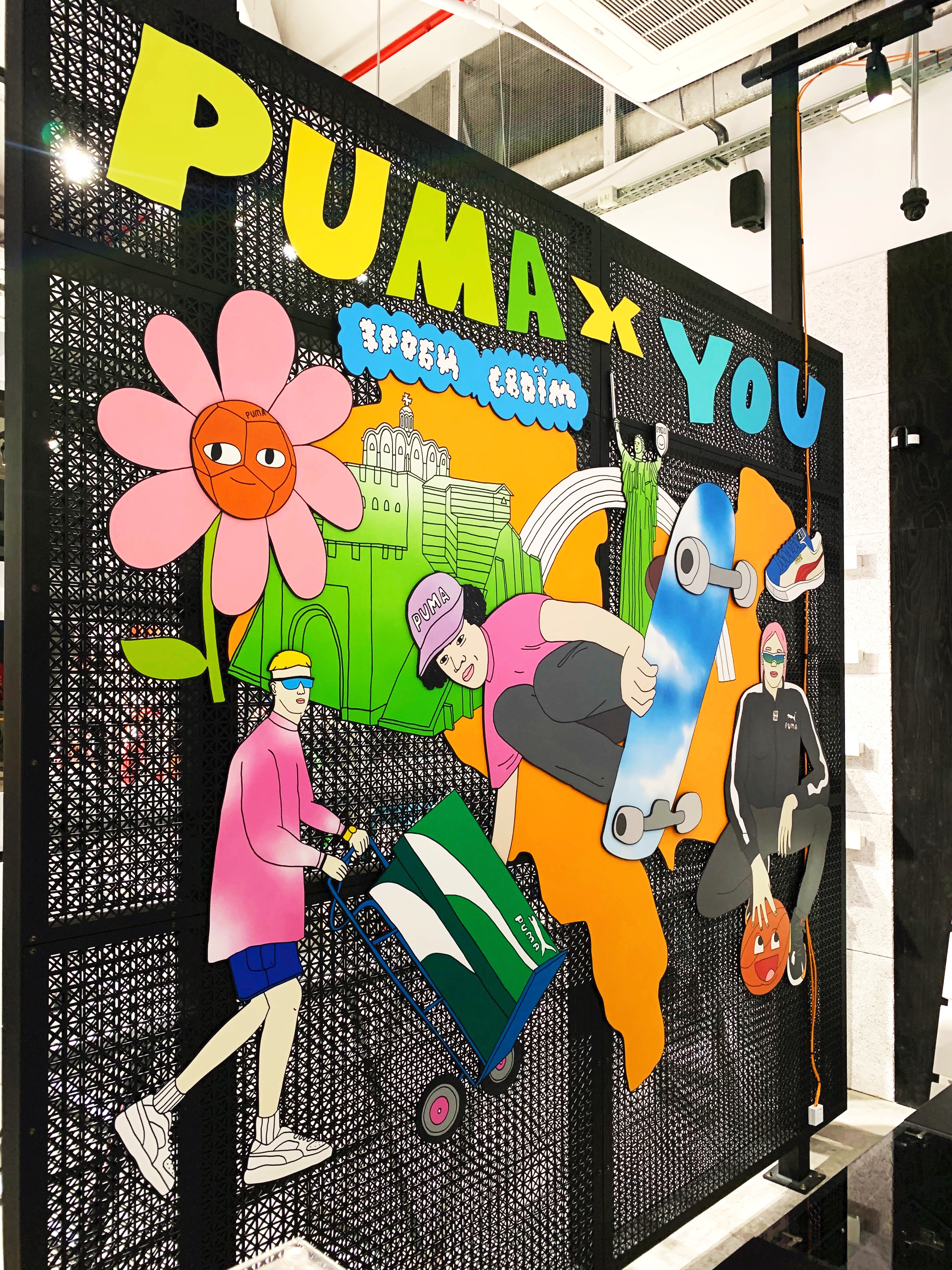 Puma pop outlet up store