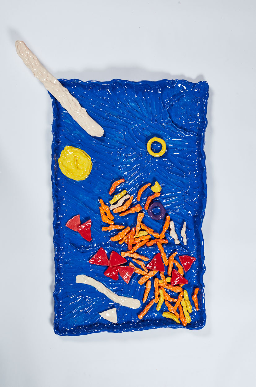 Party Platter Deep Blue, 2016. glazed ceramic. dimensions and configuration variable