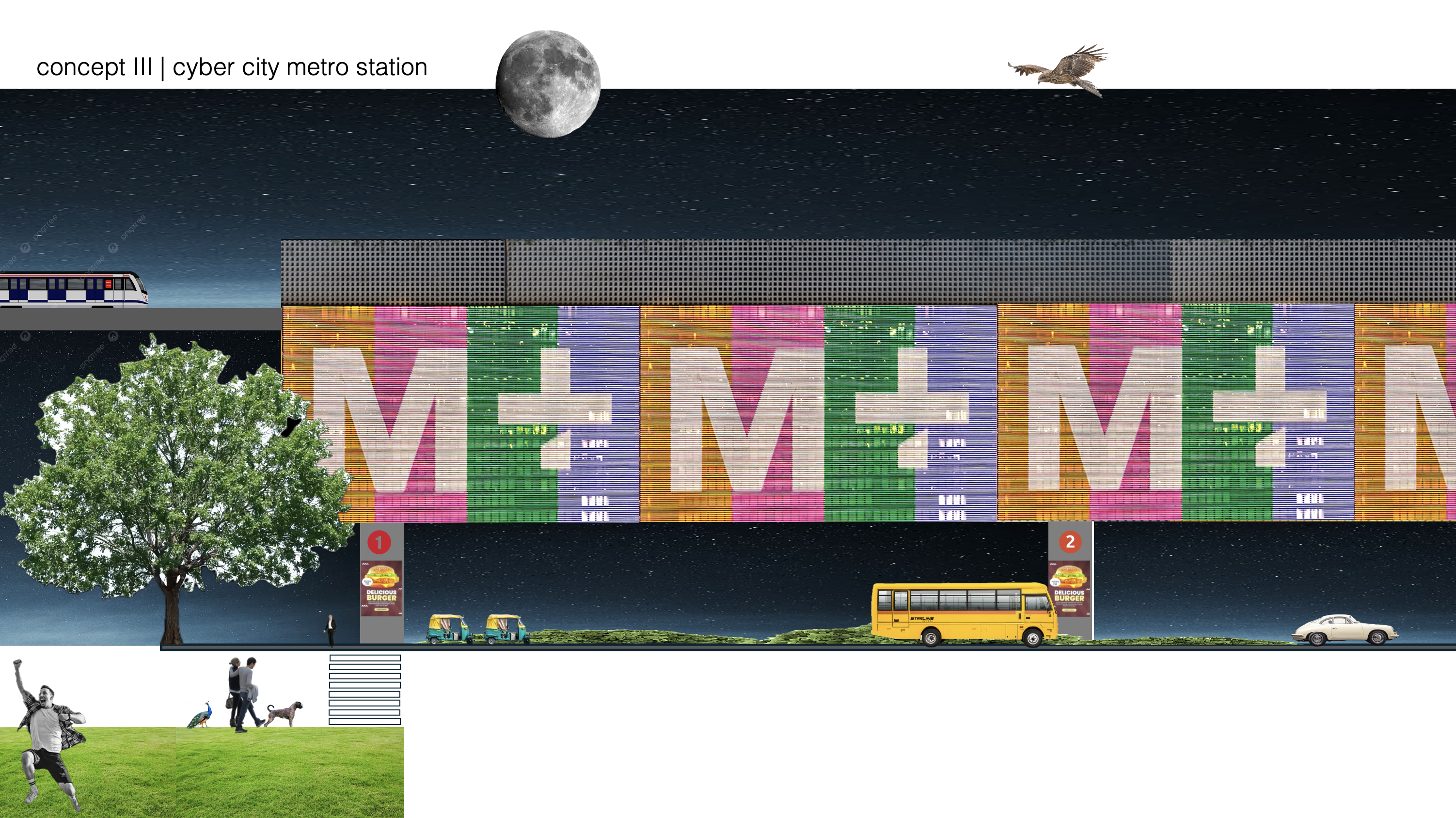 gurugram metro station, india