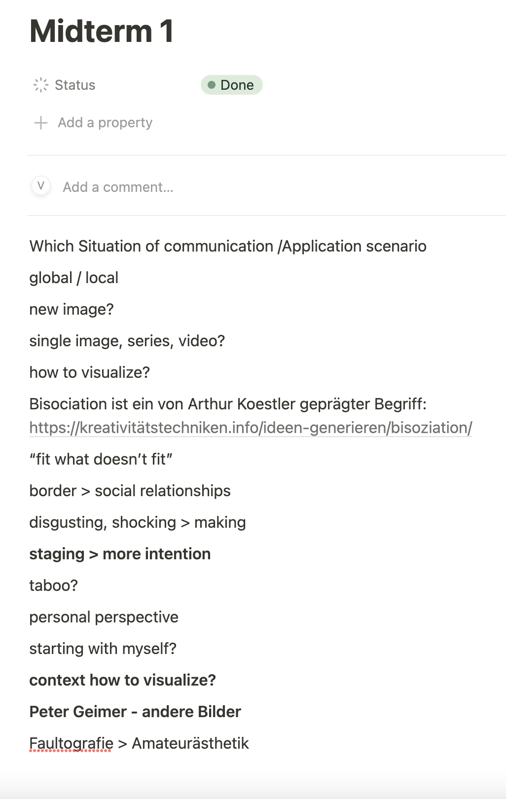 feedback midterm 1 notes