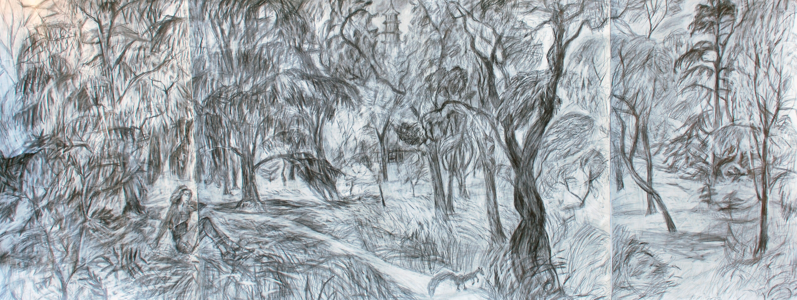 Kew Gardens, long drawing