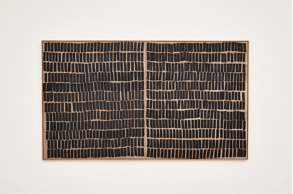 MINES BIGGER THAN YOURSDiptych Oil pastel on linen200x115cm2020