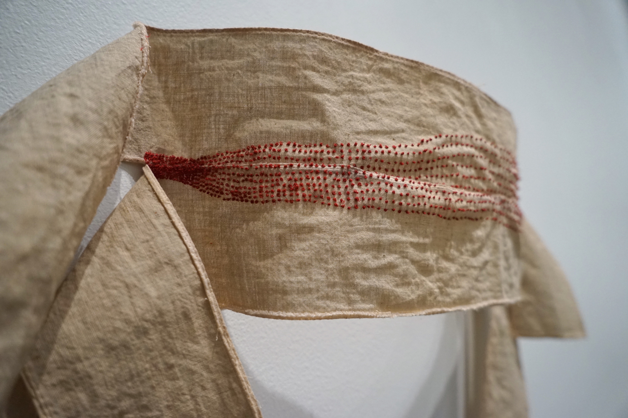 Senninbari, 2023, 48-star American flag, 14” x 18” x 5”