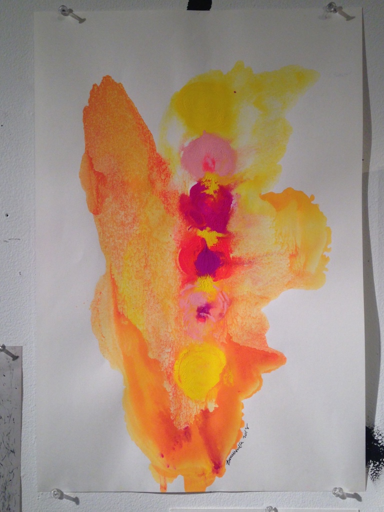 guache on paper, 2018