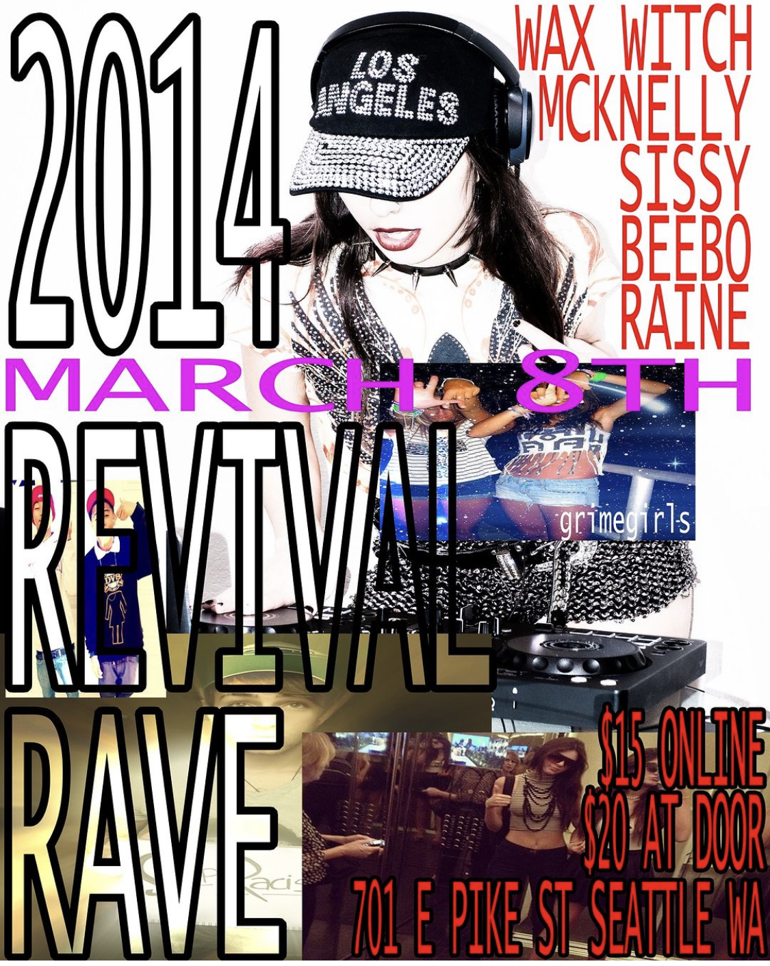 2014 revival rave. fri mar 8th @ nbd