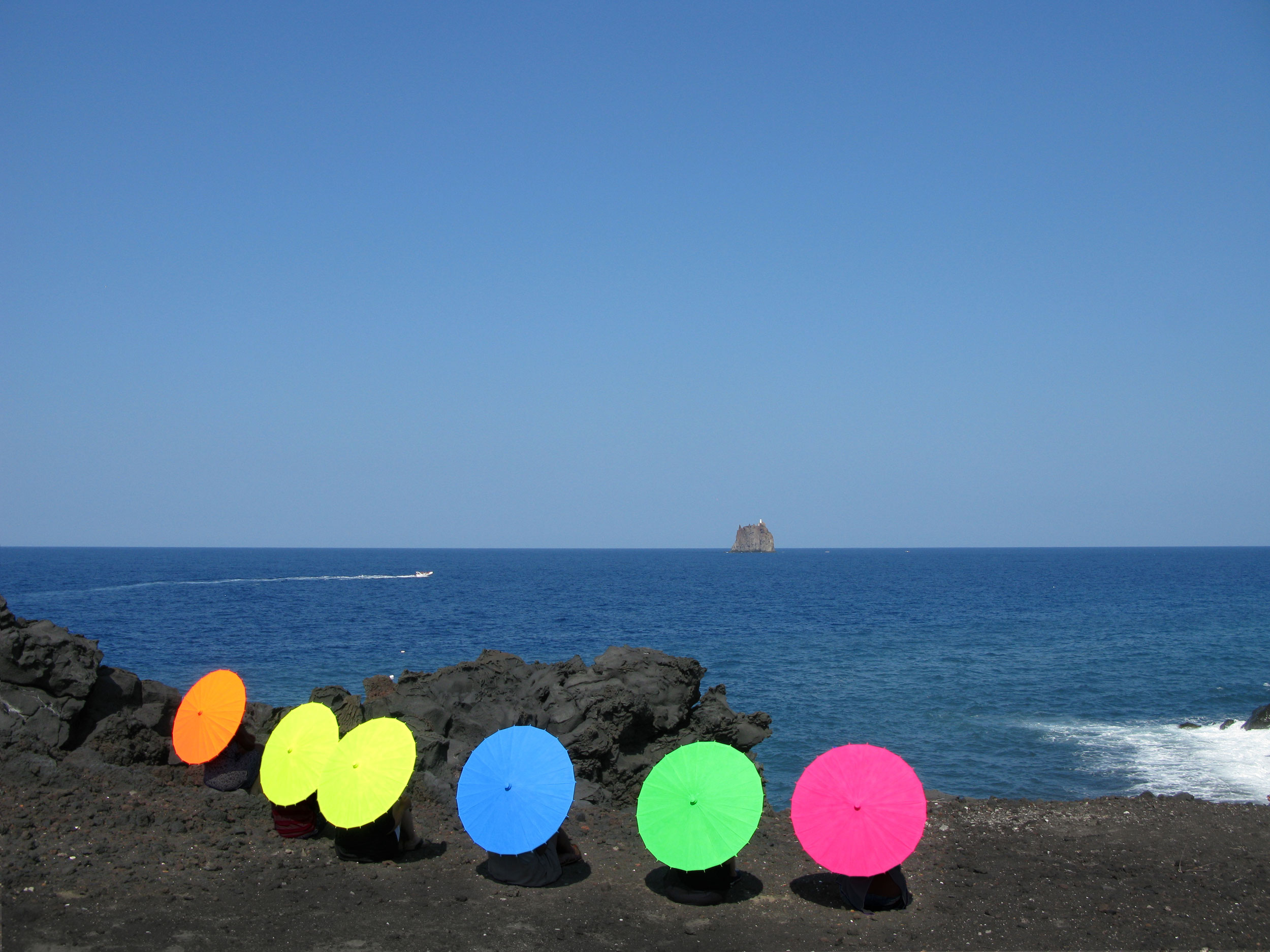 Life Under the Sun 2013 In collaboration with Peter Saville Fiorucci Art Trust Volcano Extravaganza, Stromboli Performance (17 August 2013)