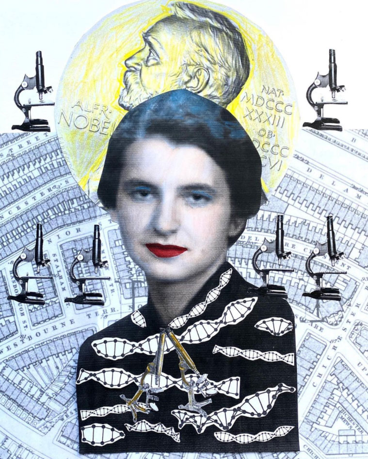 Rosalind Franklin is my feminist icon for 2022. She grew up in my neighbourhood, Notting Hill. She was an ambitious scientist (chemist and physicist) when women were still uncommon in that profession. She made a crucial contribution to the discovery of the double helix structure of DNA, but she did not get the Nobel Prize for her work along with Watson and Crick. Despite that, she went from strength to strength with a passion for her work and an impetus to improve the world. I too have a passion for my work and like her, am Jewish and march to my own drumbeat. She was not an easy person to like but that was because she had to fight for what she had a right to have. I am the last person someone would call aggressive but I try to channel my inner Franklin when I’m not being given my proper regard. [Emily Marbach]