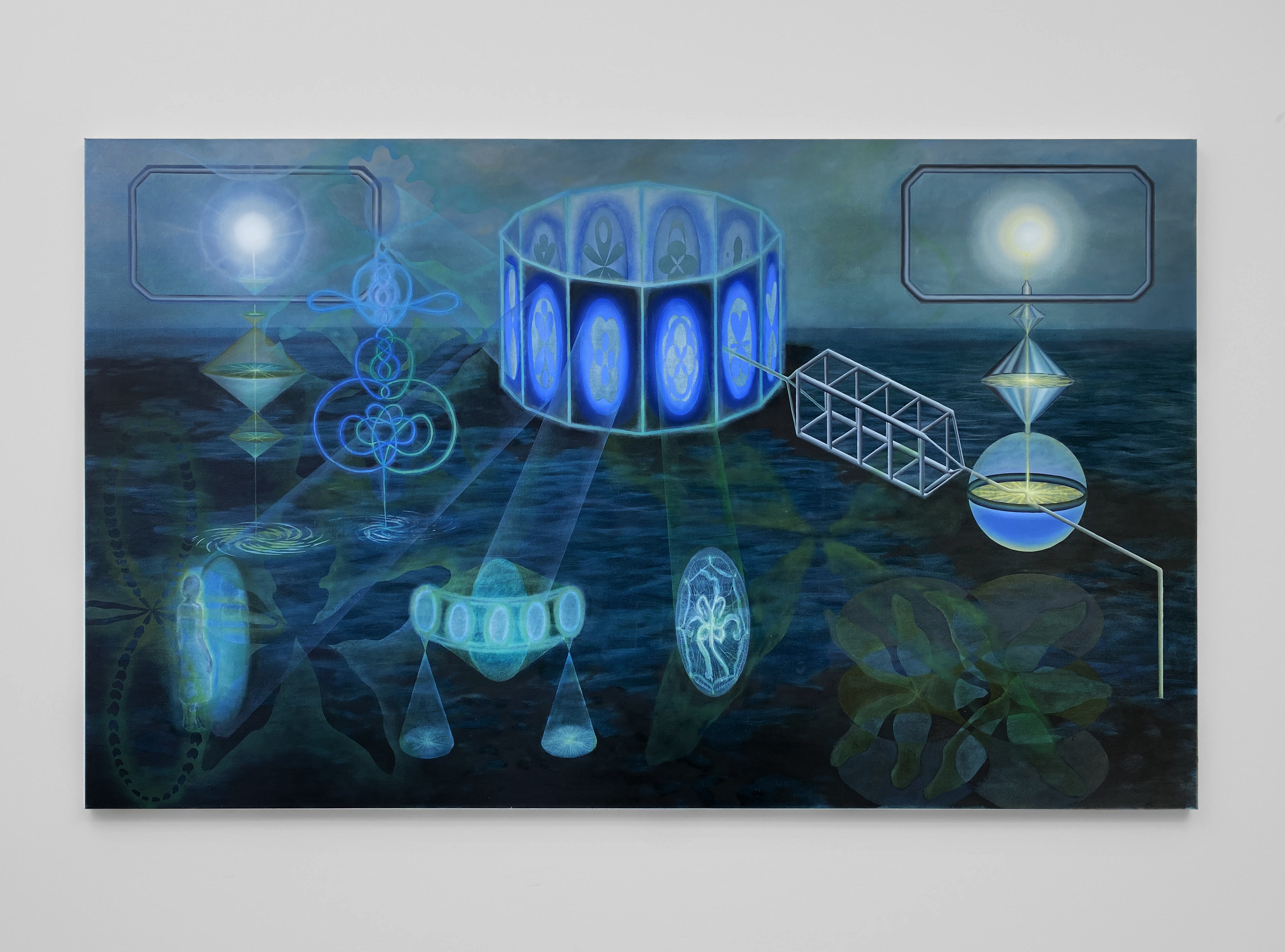 Seascape: An Unassuming Meeting Place 2022 Oil On Canvas 36" x 60"