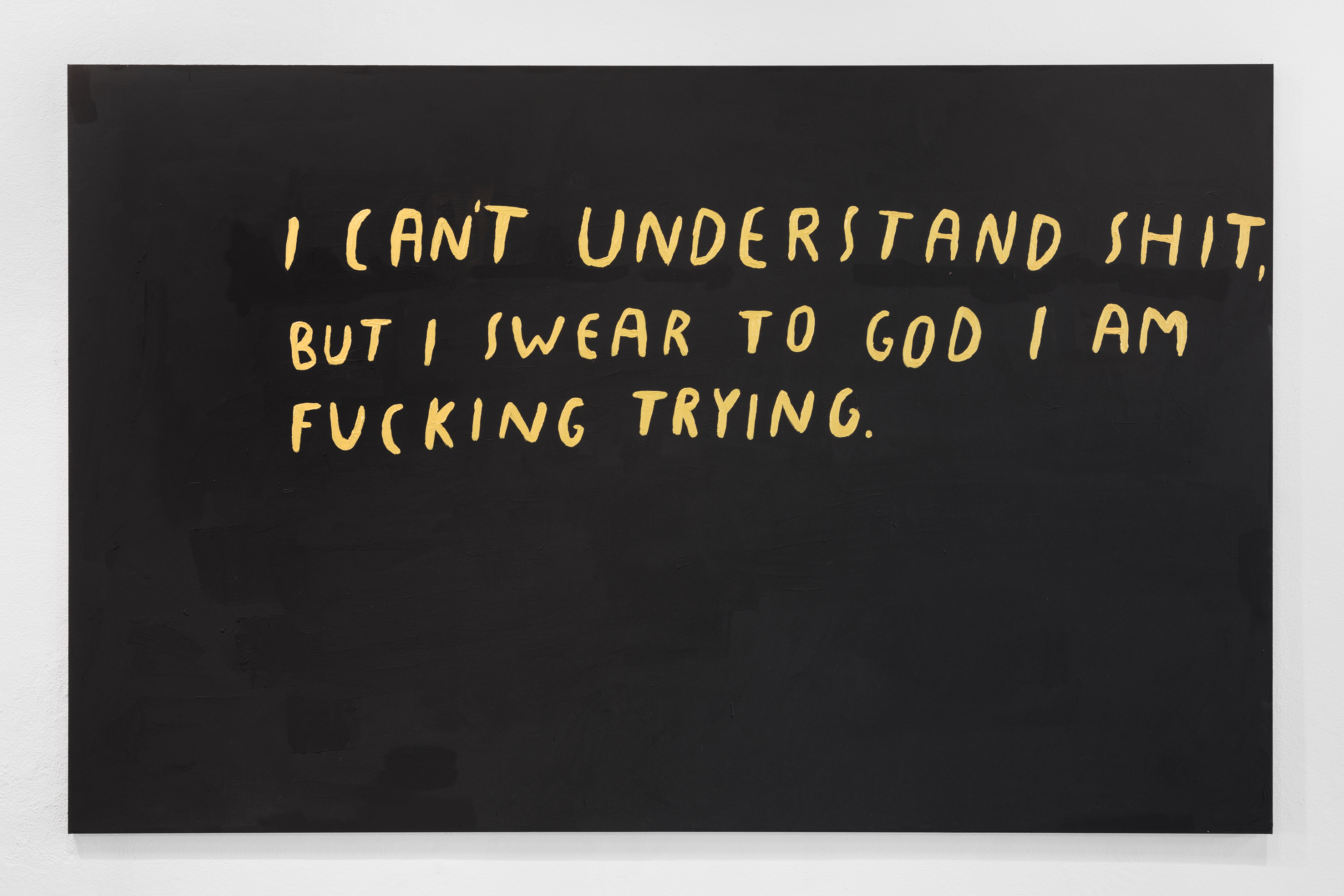 Swear to God. 2015Acrylic on canvas250 × 160 cm 