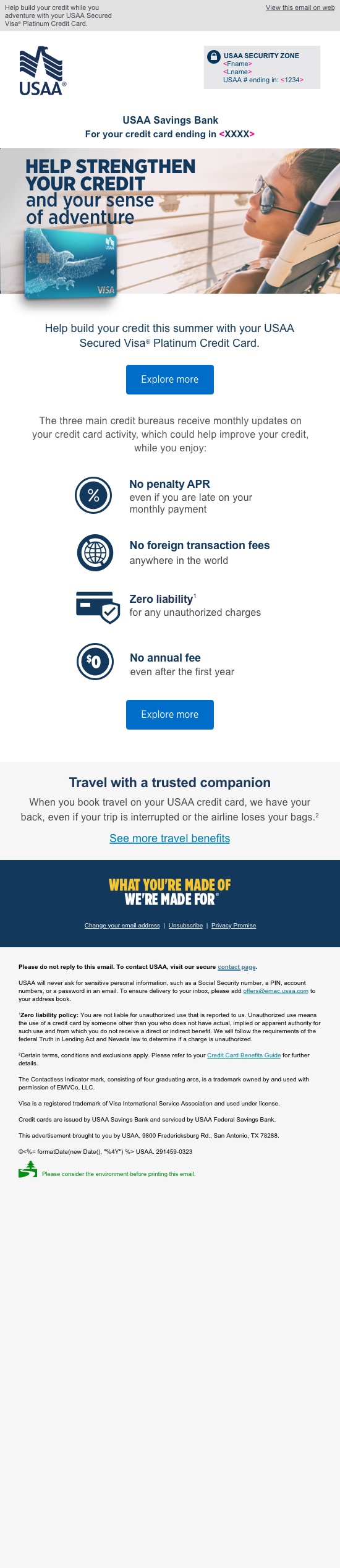 Visa - Secured Card