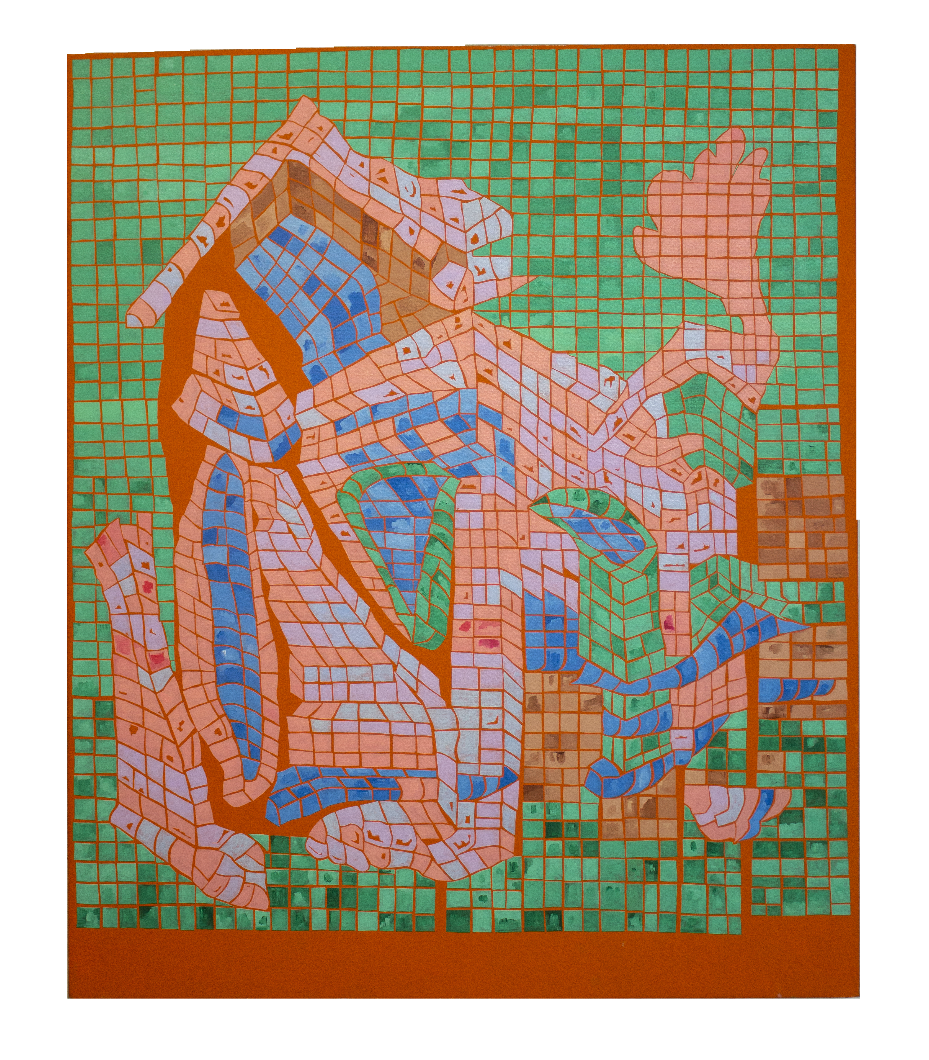 Torremar Natura, 2022, Oil and acrylic on linen 30 × 36 in