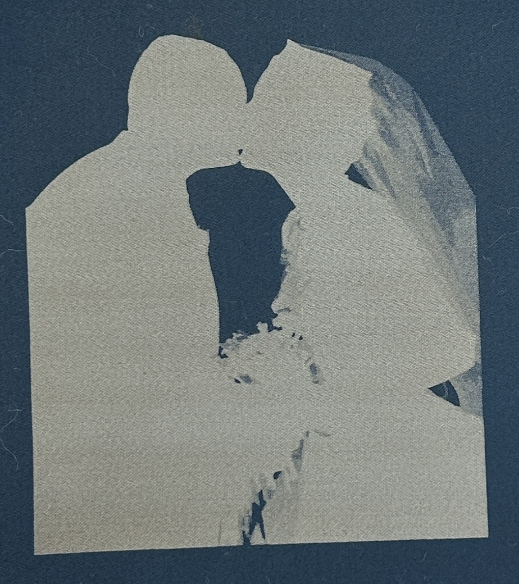 engraved on fabric