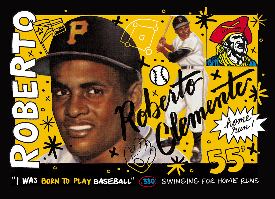 Topps Topps Project 2020 Card 110 - 1955 Roberto Clemente By Sophia Chang :  Target