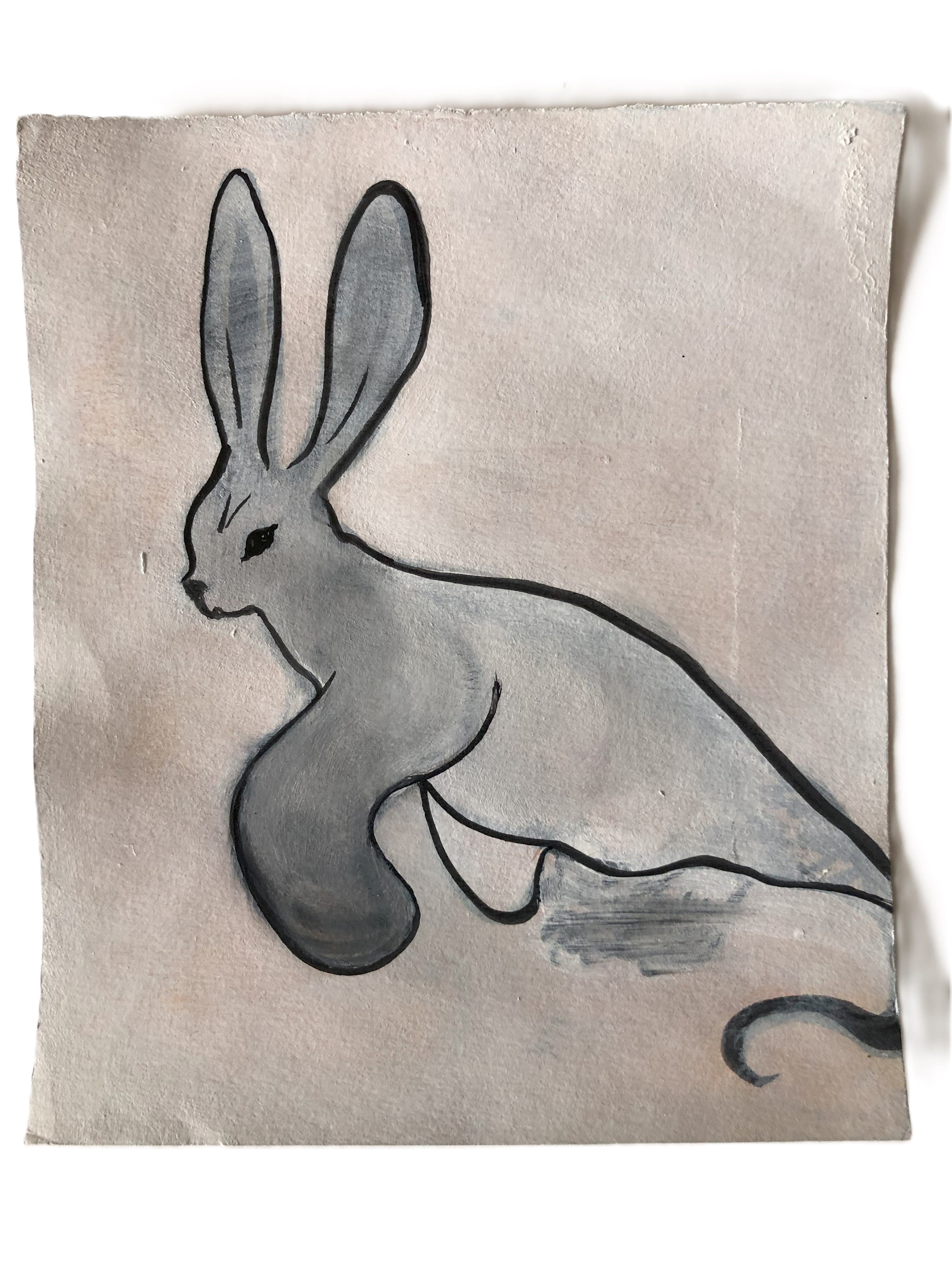 N.C. - Mixed media on paper - 15,5x14,5 cm