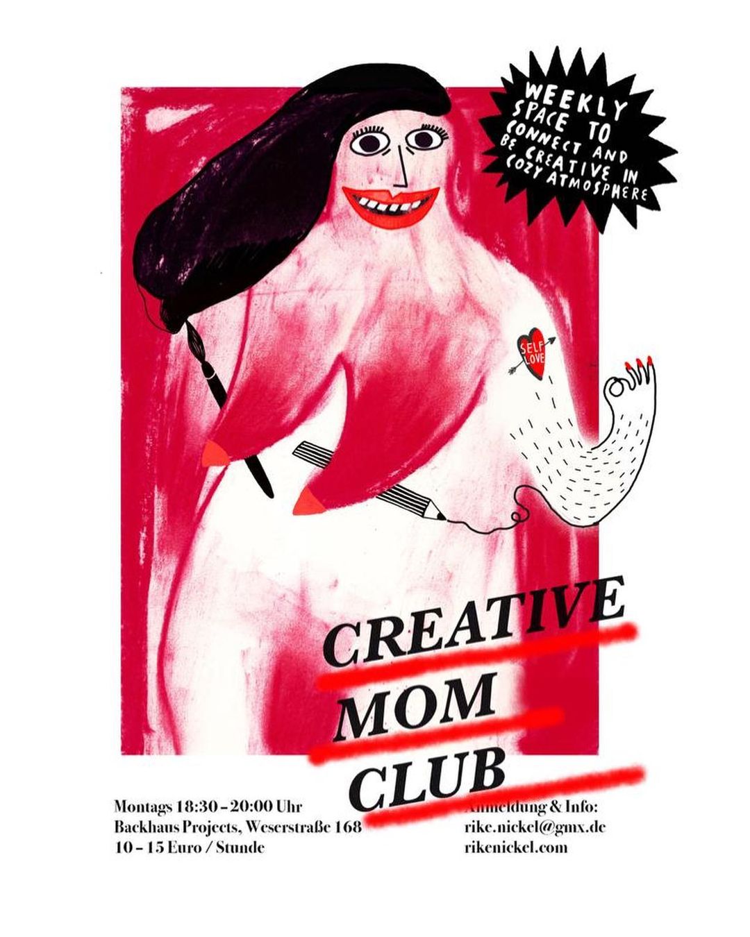 Backhaus Projects: Creative Mom Club Posterdesign