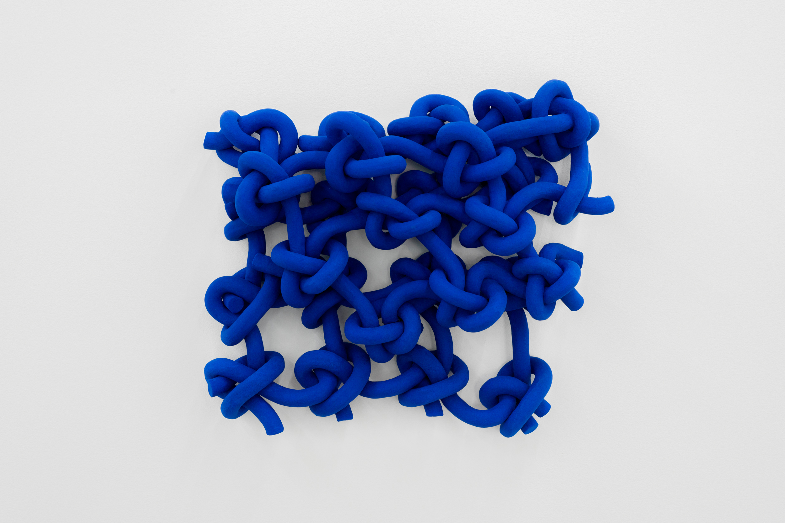 Nicole Ondre, Sequence, 2023, 16”x 18”x 5”. Underglaze on ceramic.
