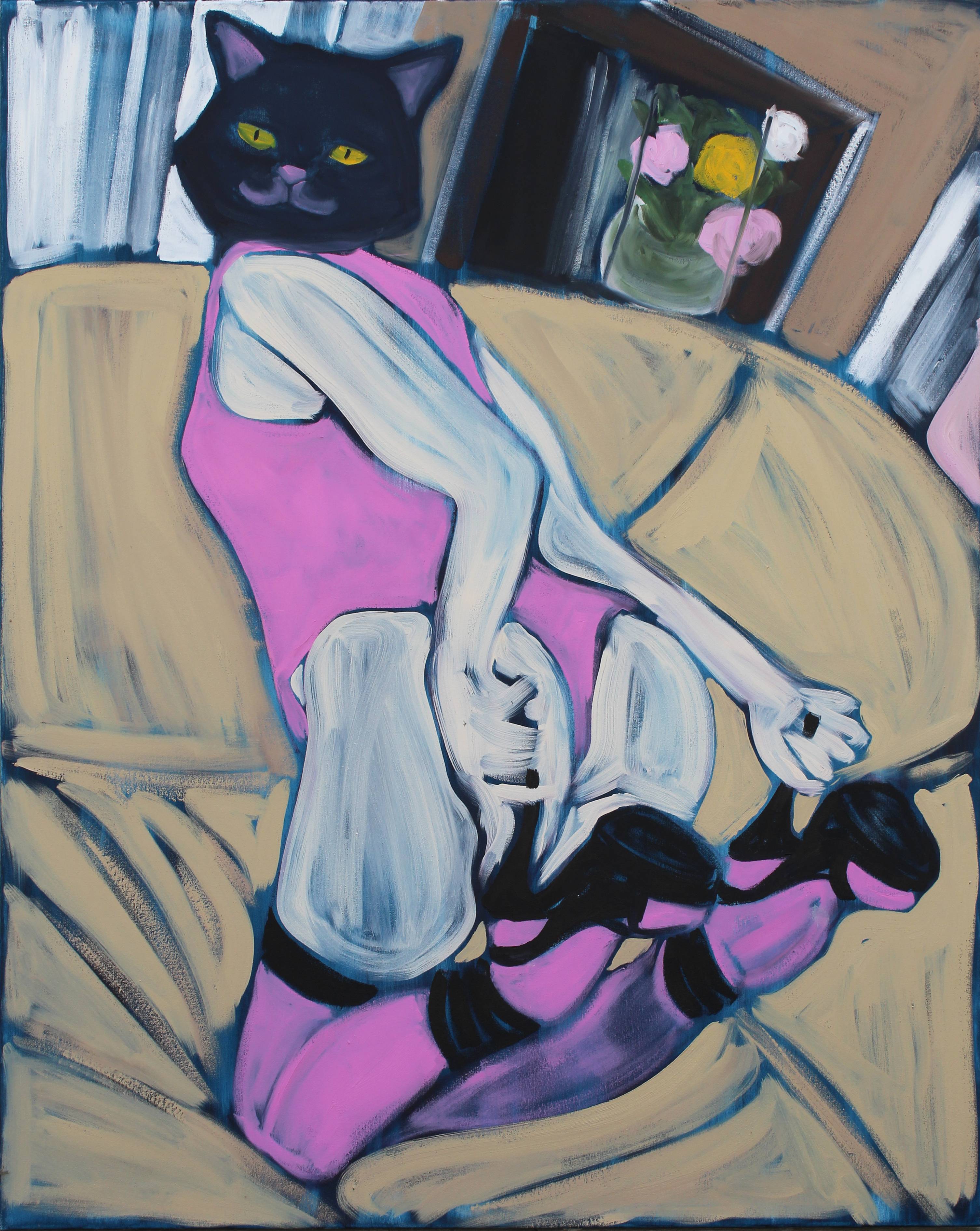 Sexy Kitty, Oil on canvas, 125x100 cm, 2019