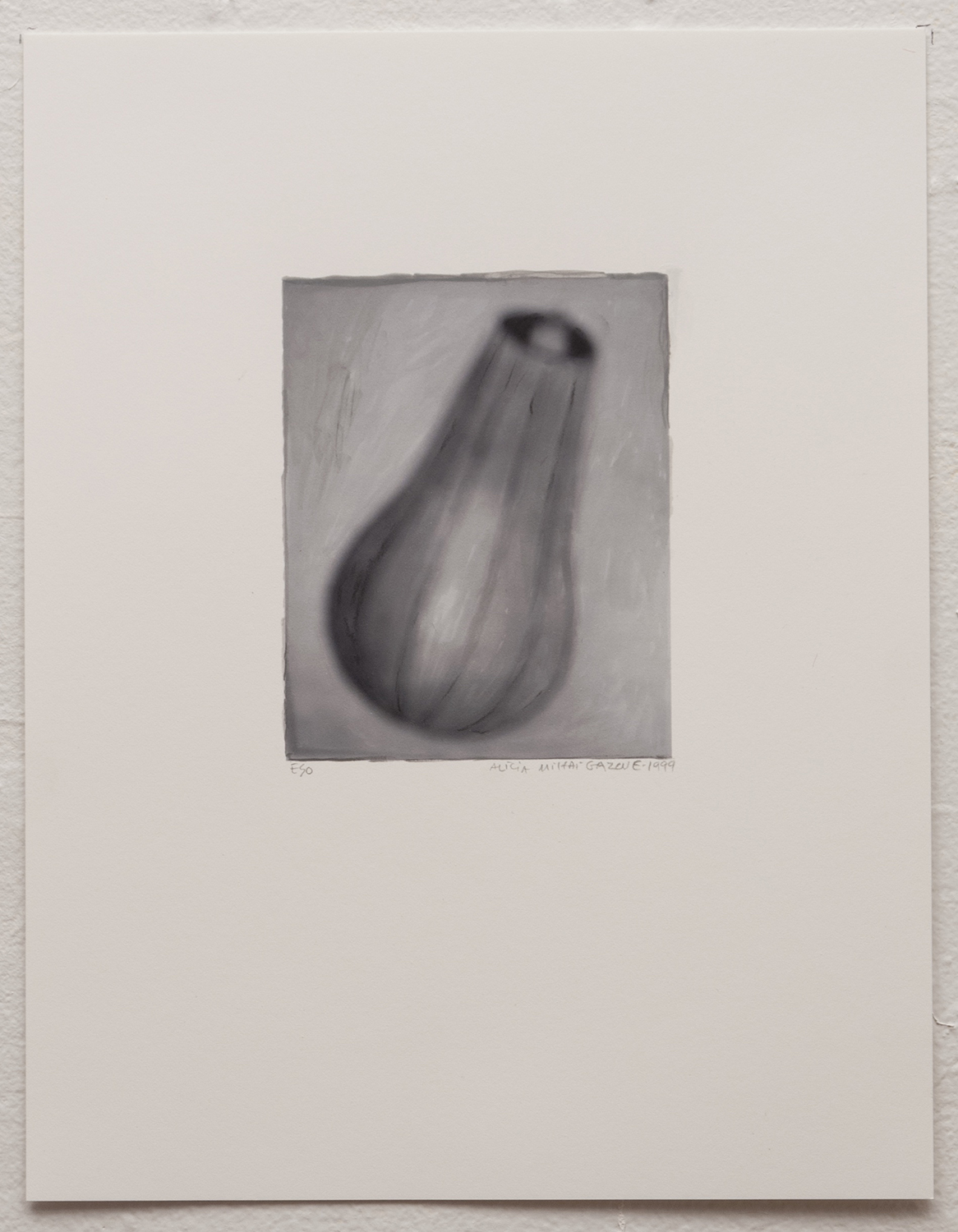 Eso, 1999 Watercolor and charcoal on paper 11" x 8.5" 