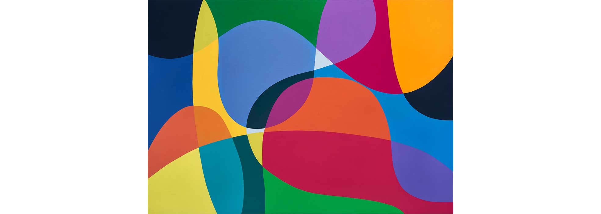 Sin título, 2020. Acrílico sobre tela, 95 x 135 cm.