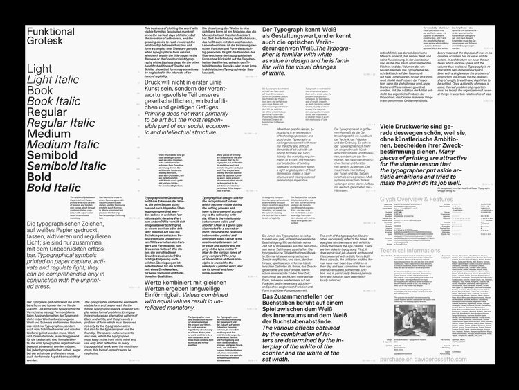 Funktional Grotesk — Typografische Systeme