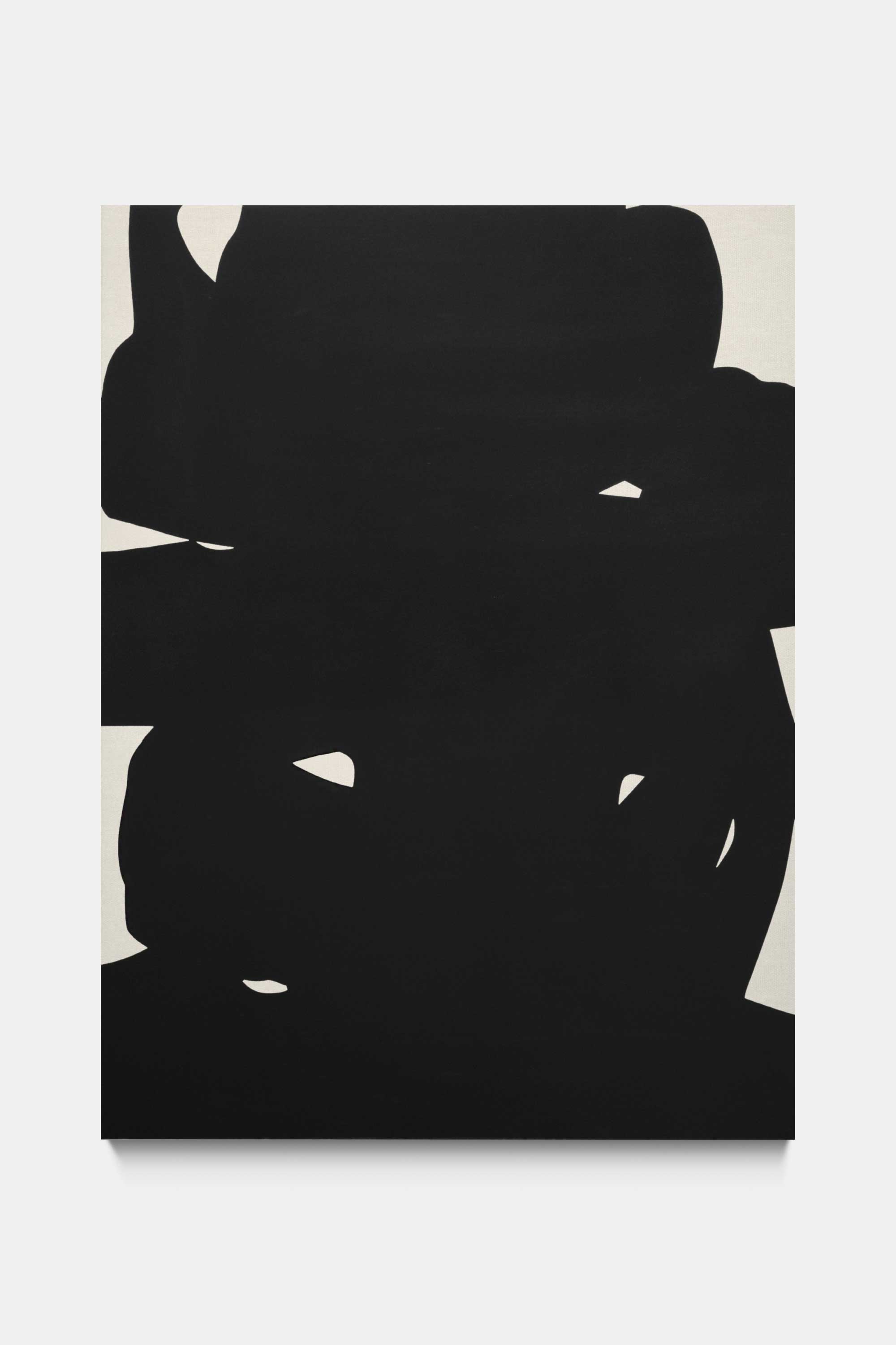 Lines, 2017. Iron oxide on canvas. 145&#160;×&#160;195&#160;cm.