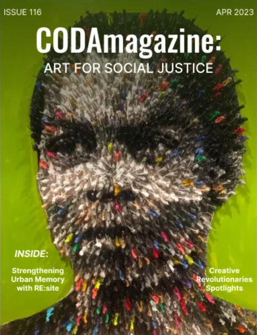  Dream In Ribbons featured in CODAworx Art for Social Justice Issue, Apr 2023