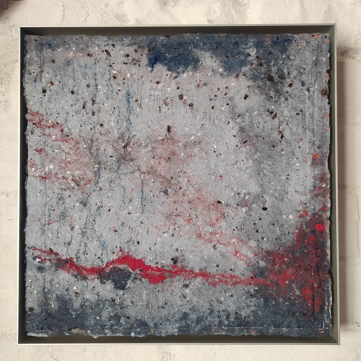 Ex voto series, mass-couloured pigment on Arches Paper, 31x30,5x3cm, 2024